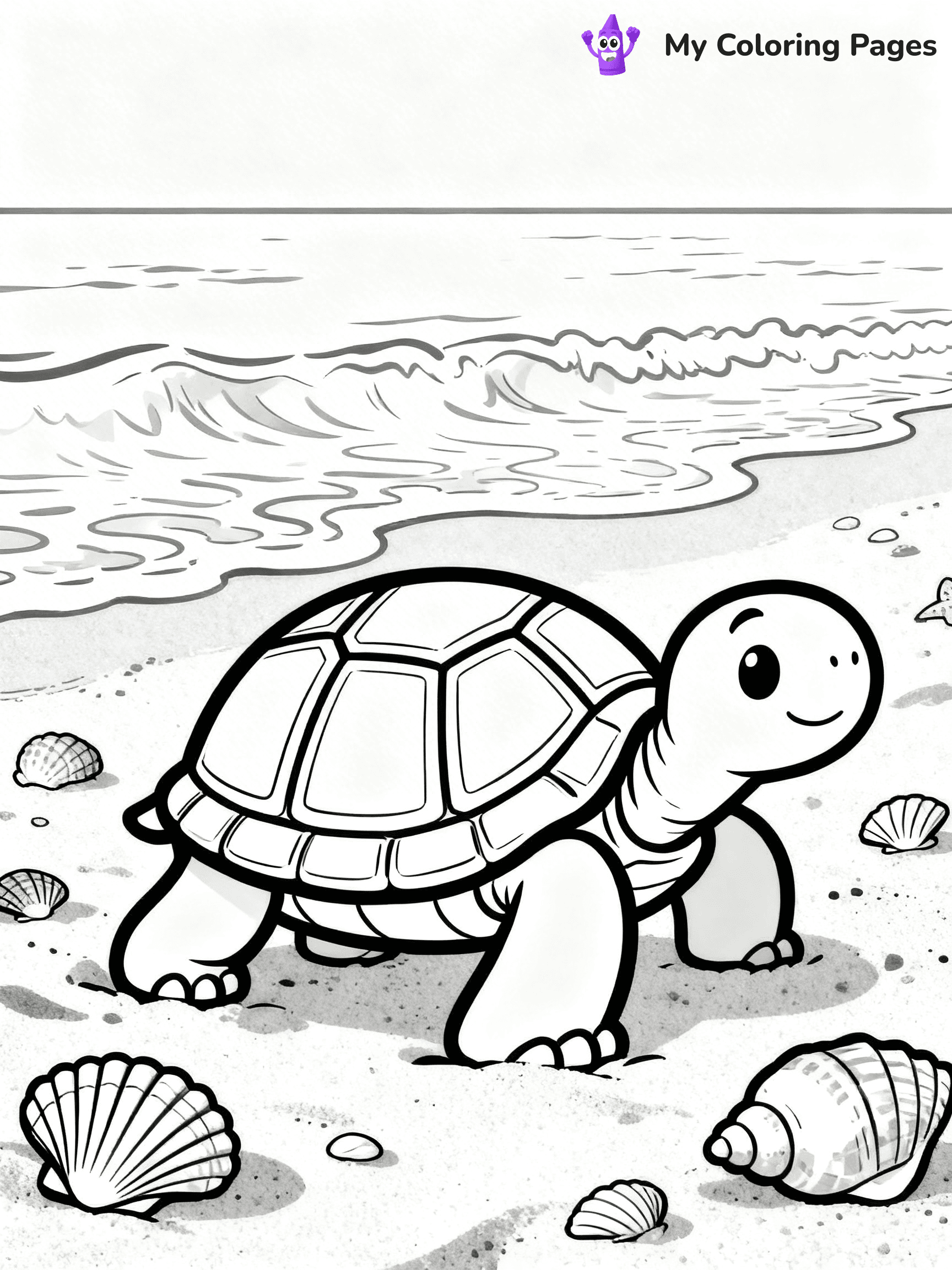 Tortoise Coloring Pages - 20