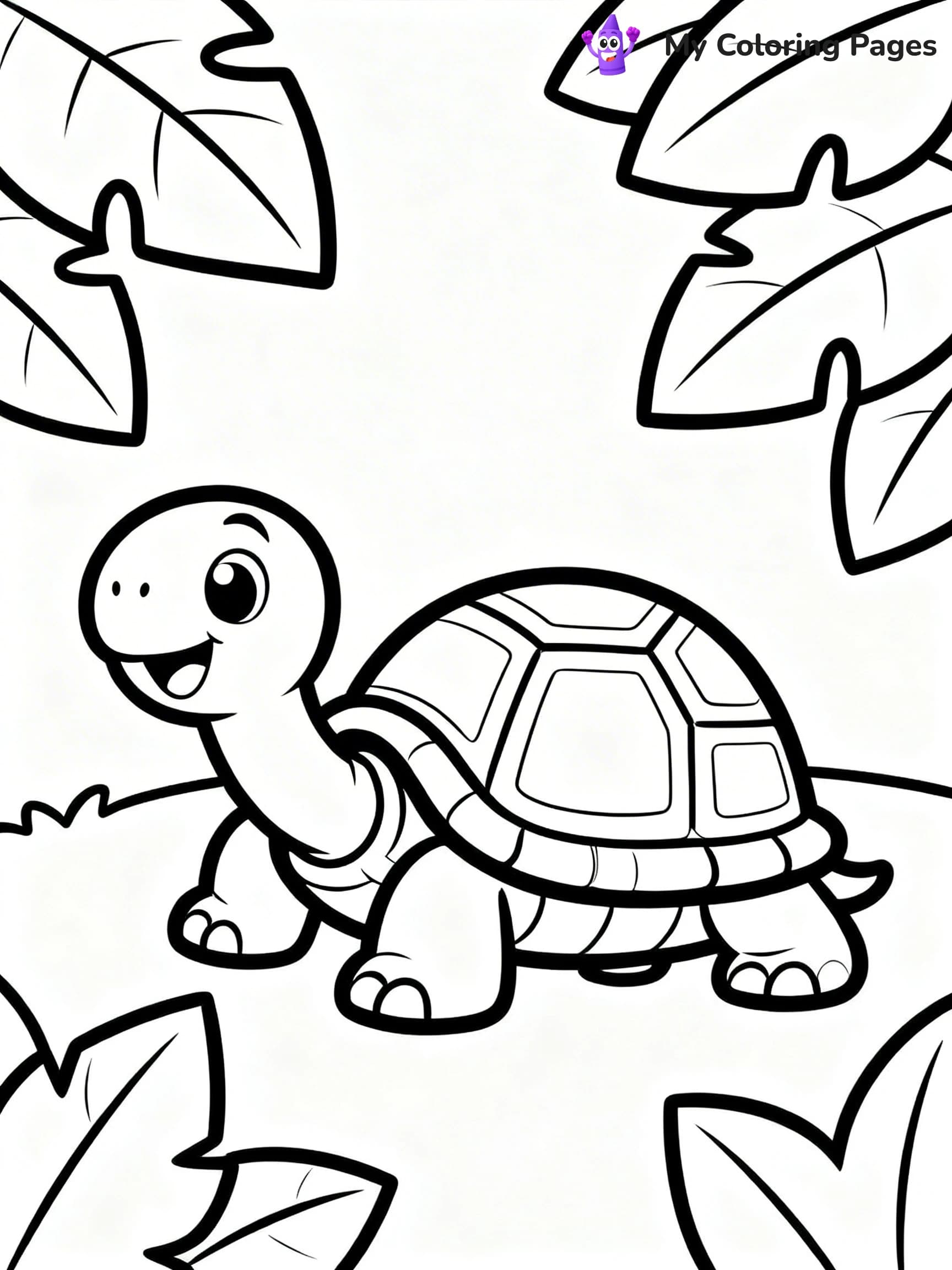 Tortoise Coloring Pages - 18