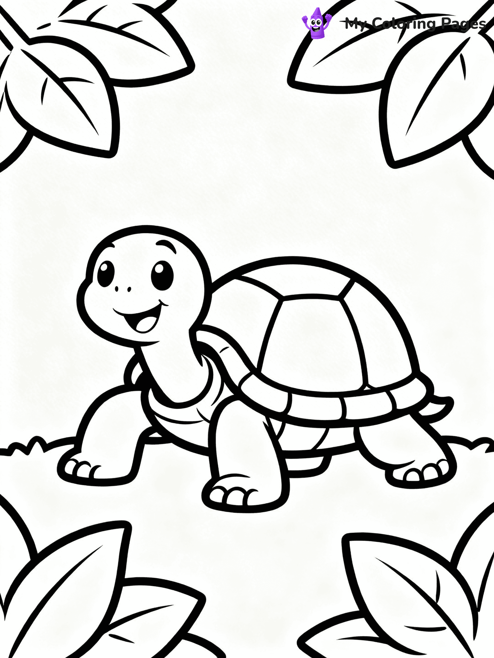 Tortoise Coloring Pages - 15