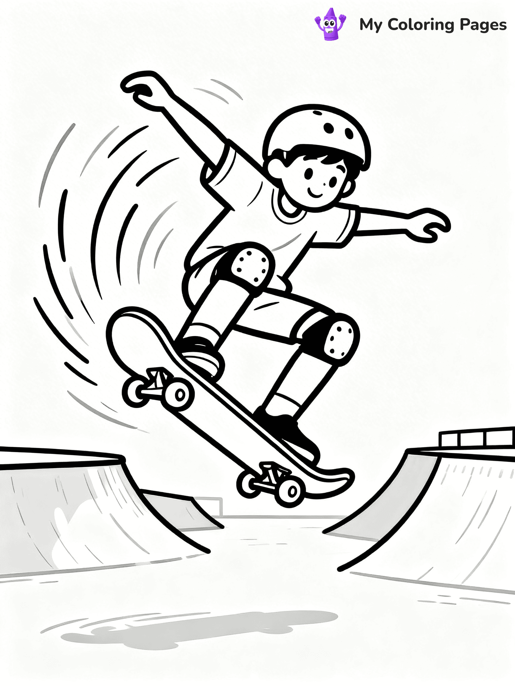 Skateboard Coloring Pages - 88