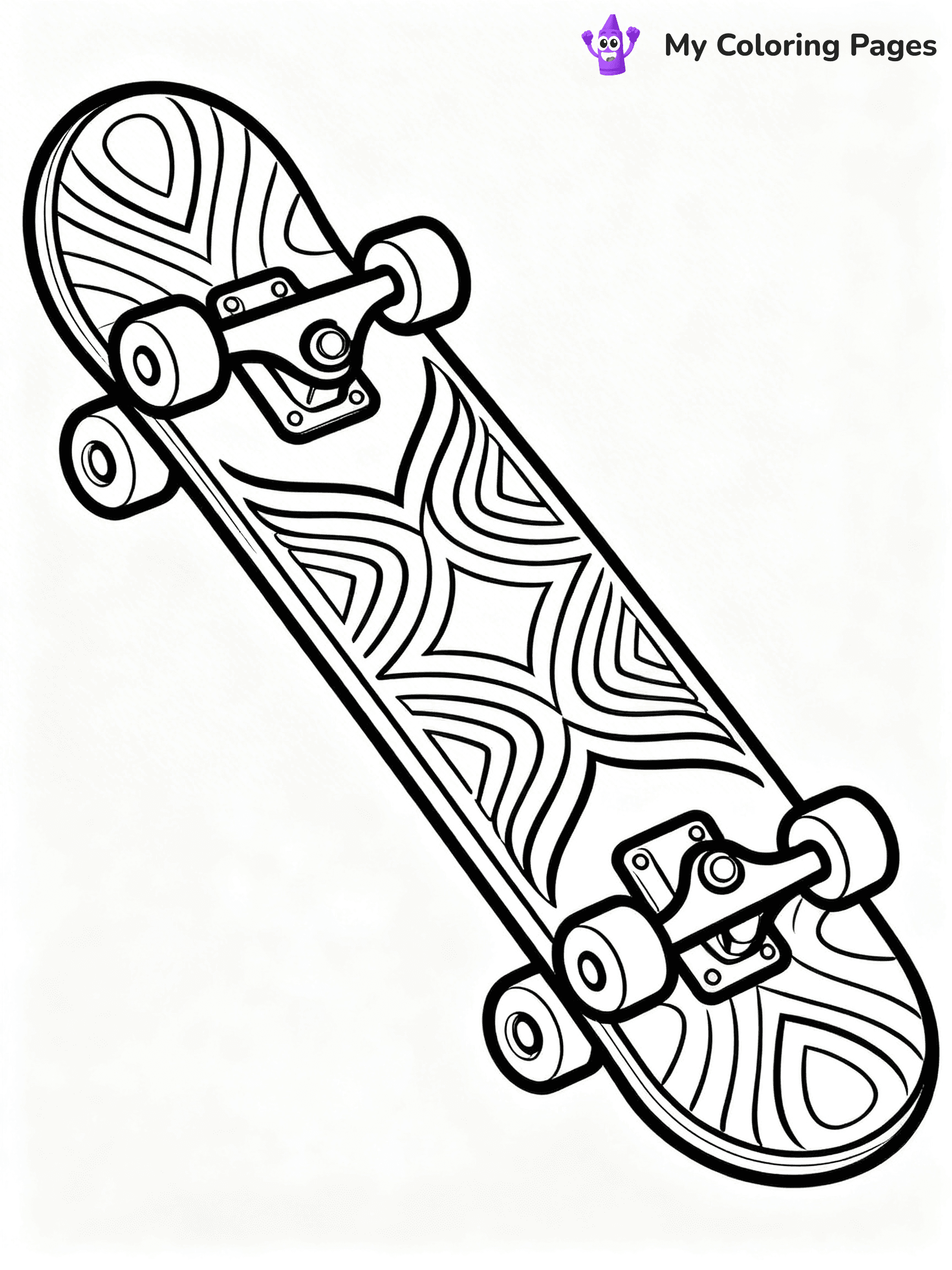 Skateboard Coloring Pages - 84