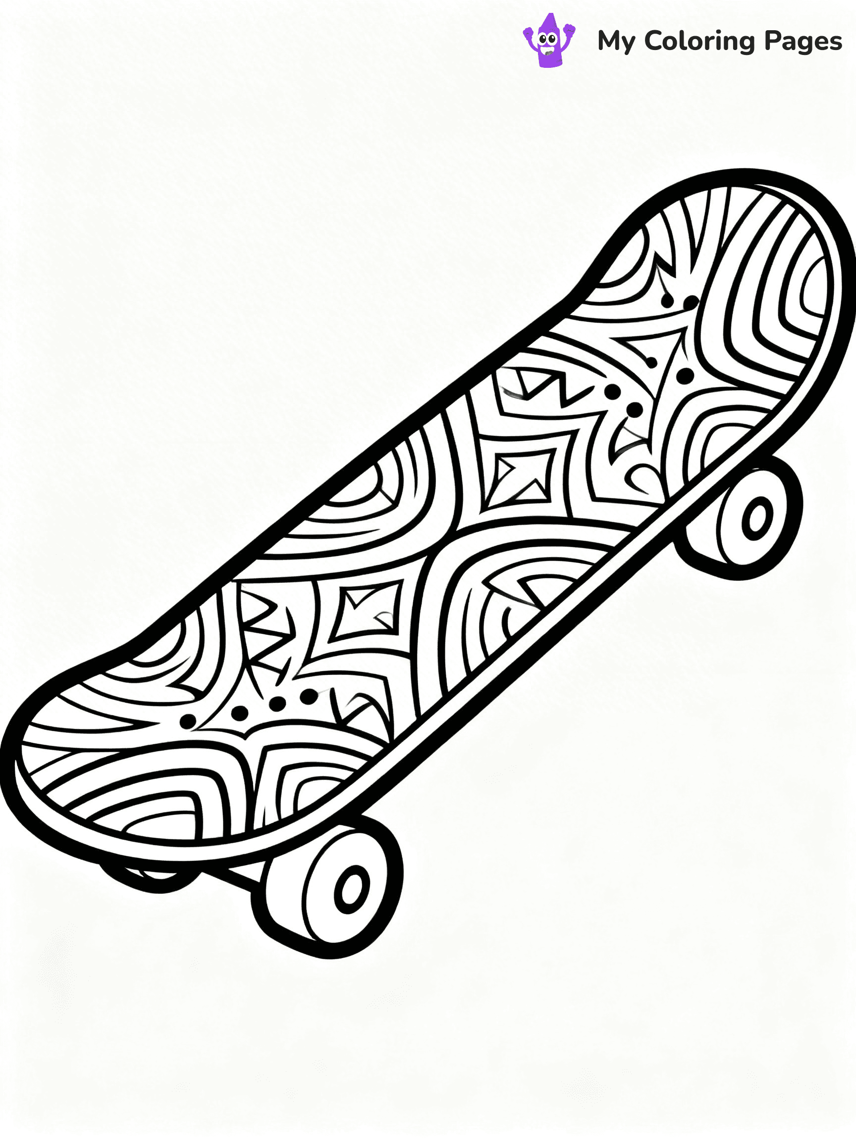 Skateboard Coloring Pages - 82