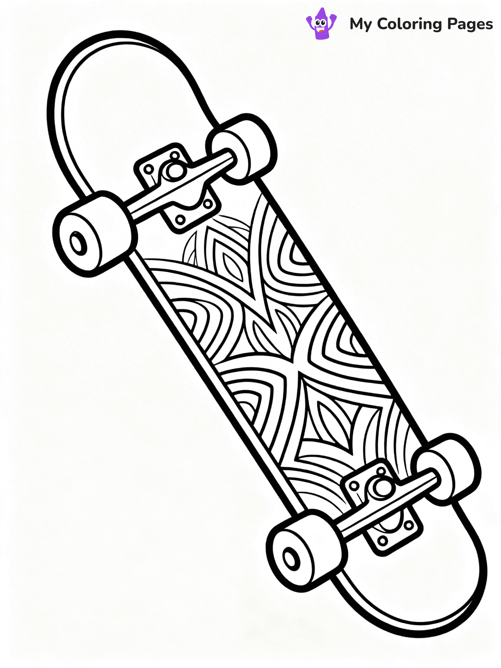 Skateboard Coloring Pages - 79
