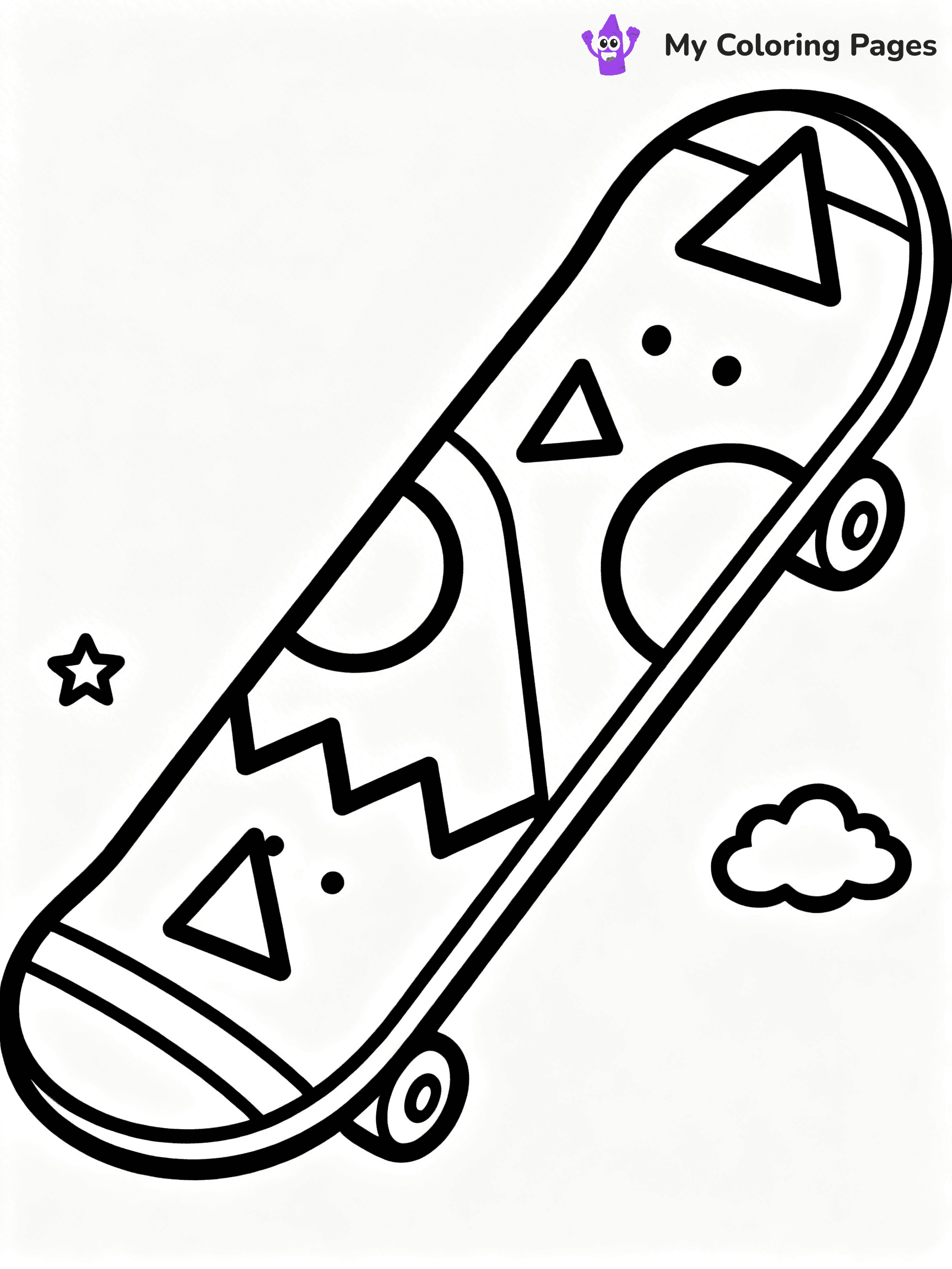 Skateboard Coloring Pages - 47