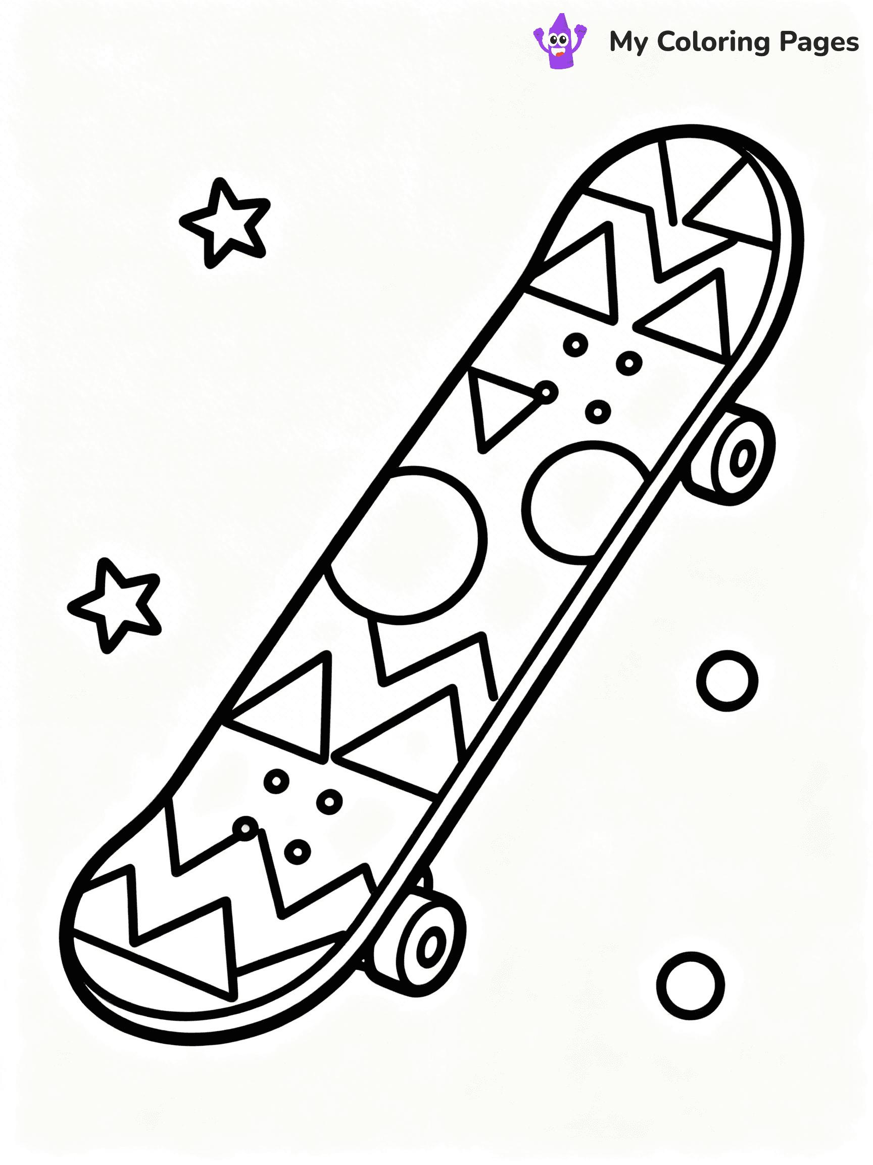 Skateboard Coloring Pages - 44