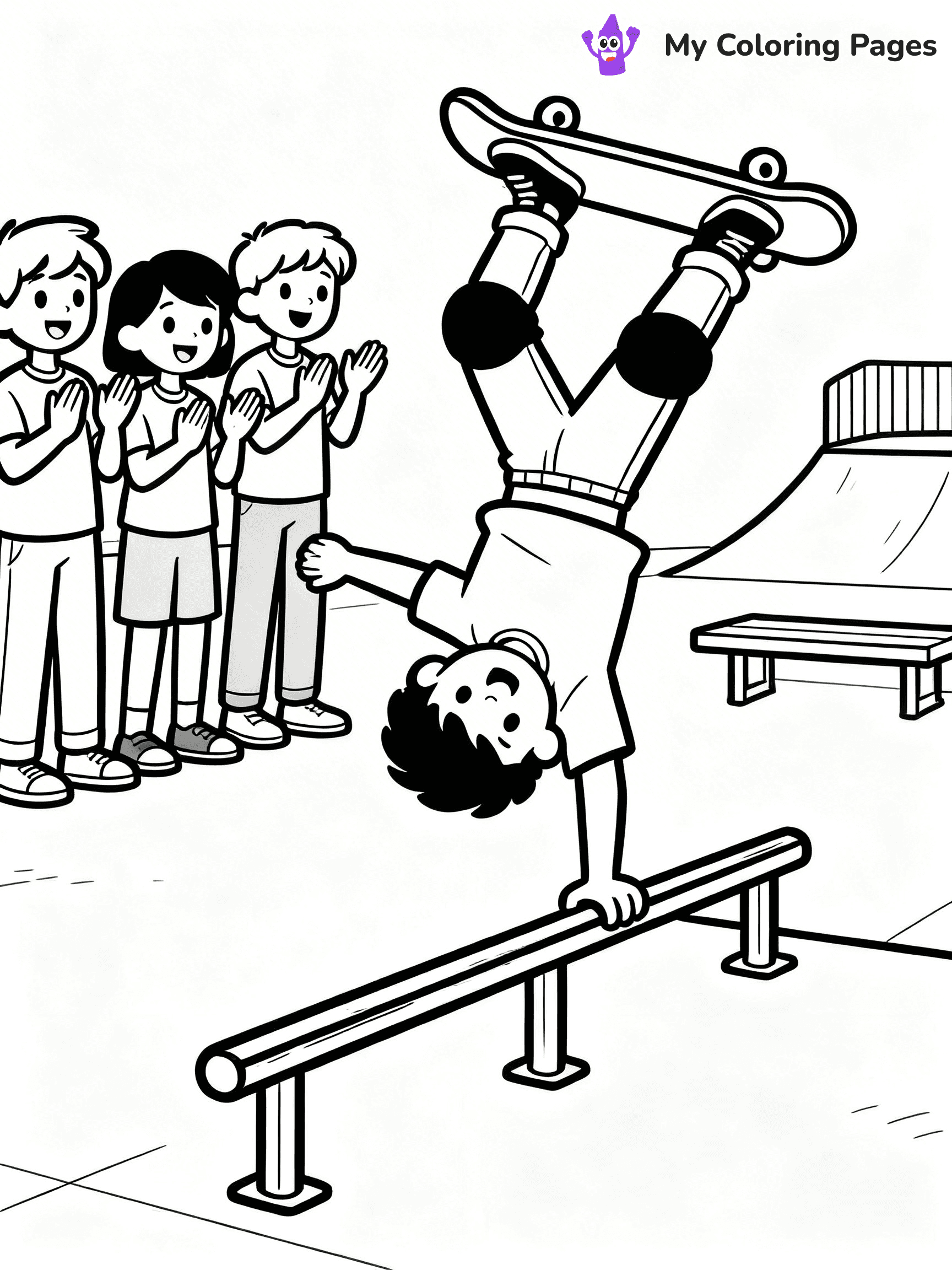 Skateboard Coloring Pages - 41