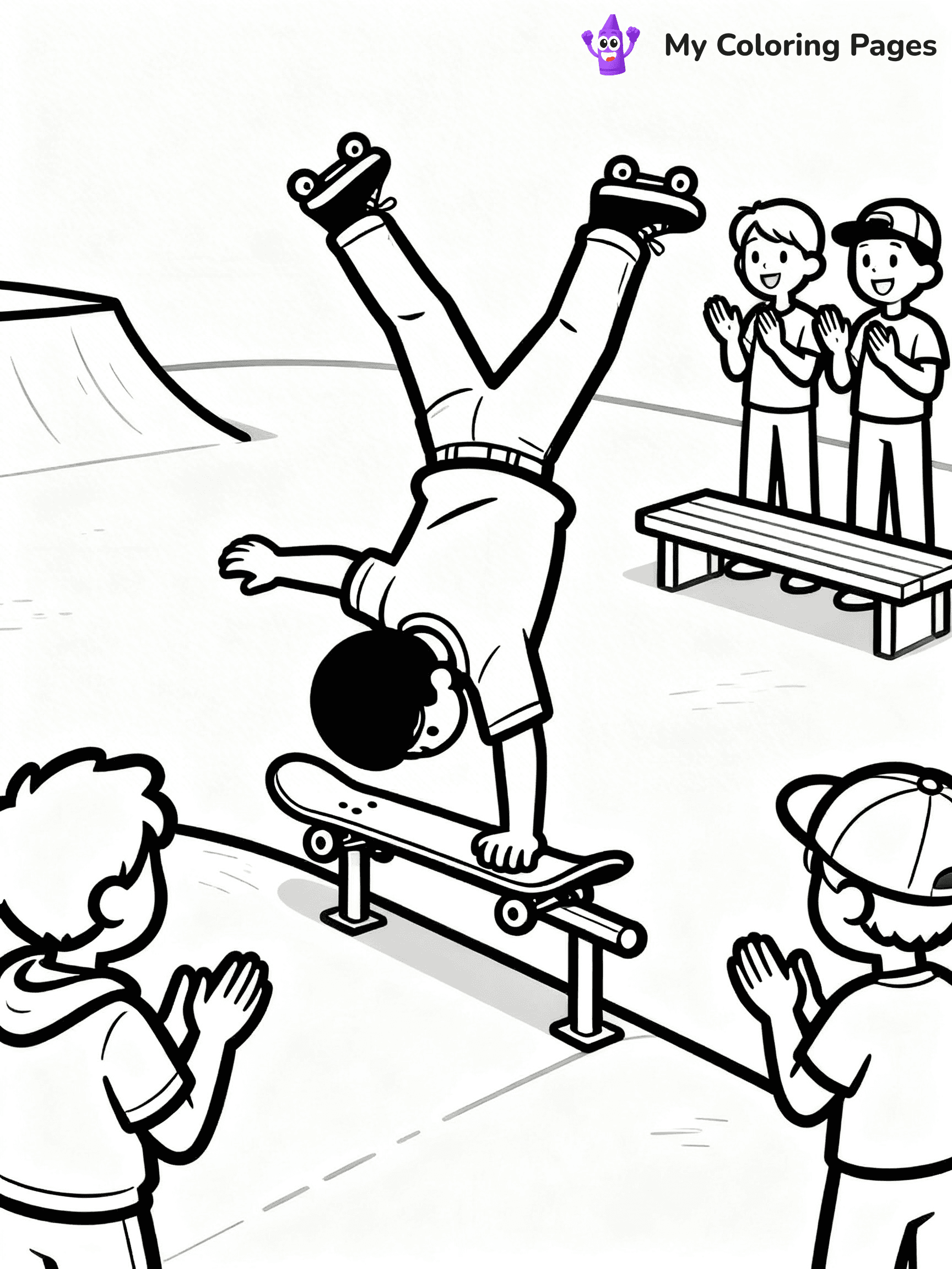 Skateboard Coloring Pages - 39
