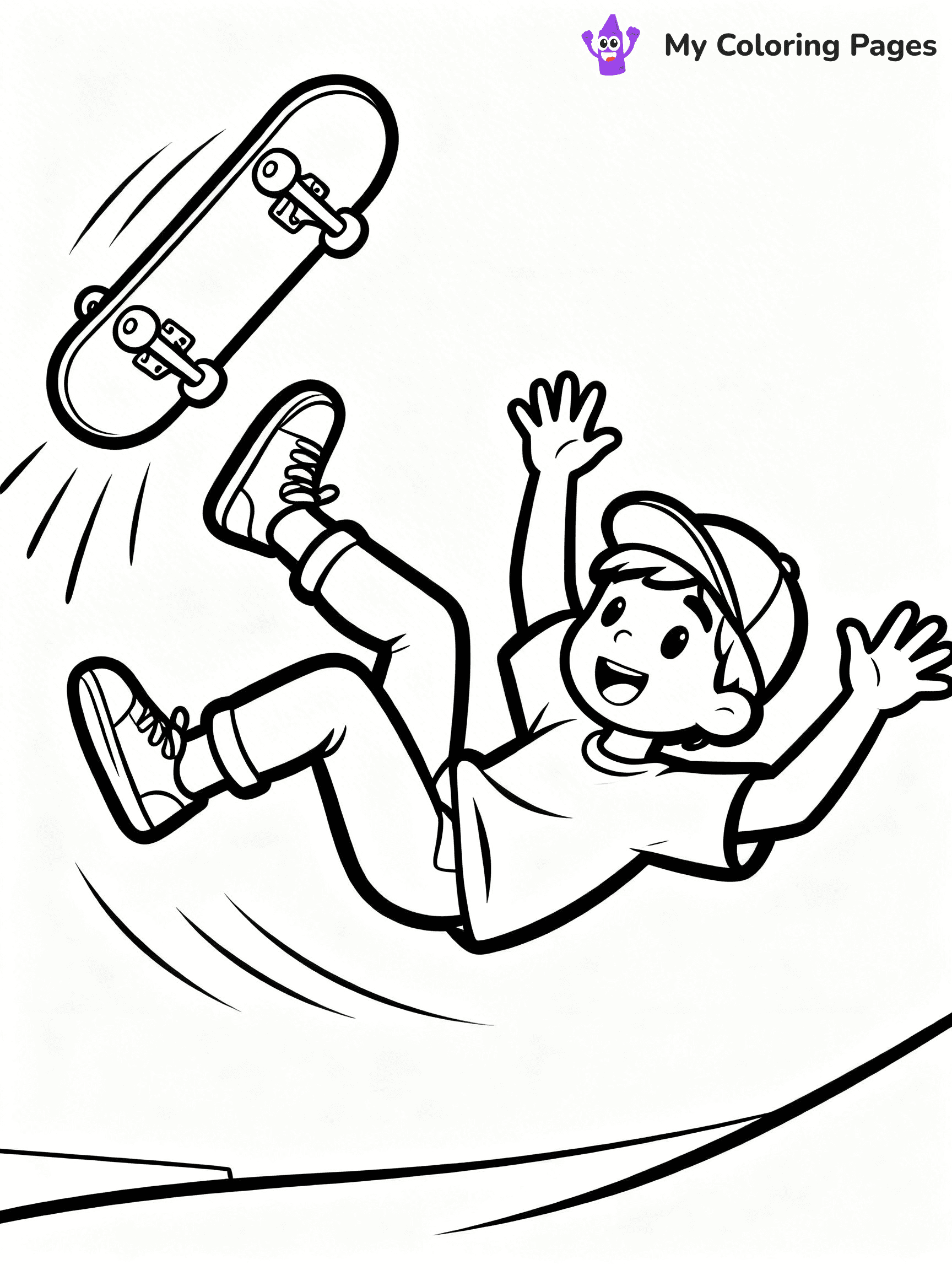 Skateboard Coloring Pages - 5