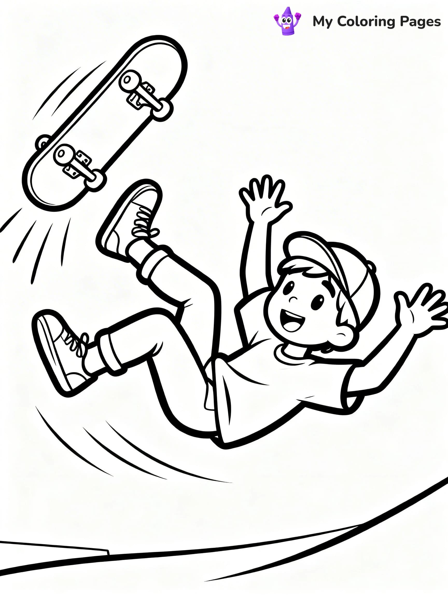 Skateboard Coloring Pages - 5