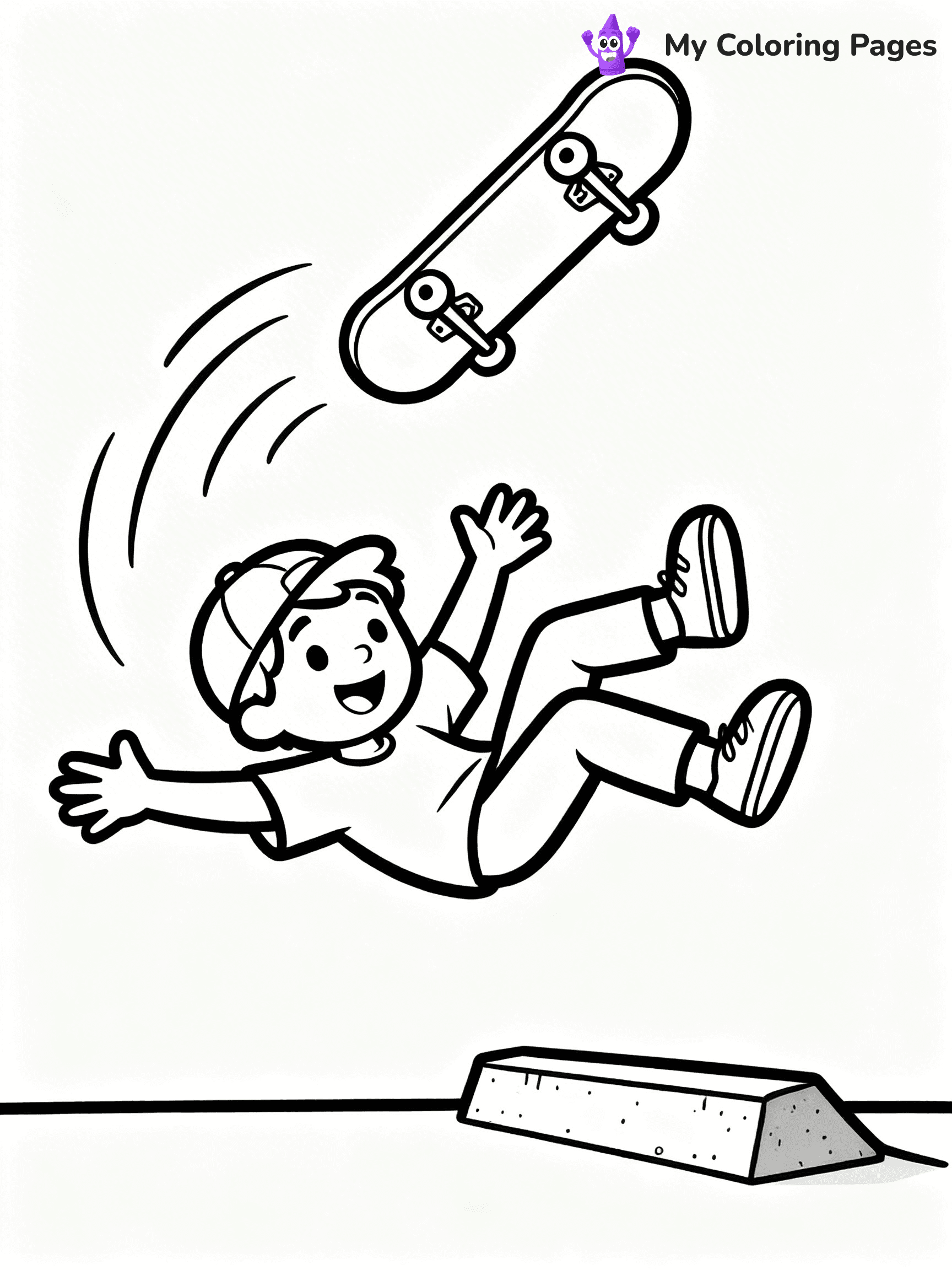 Skateboard Coloring Pages - 4