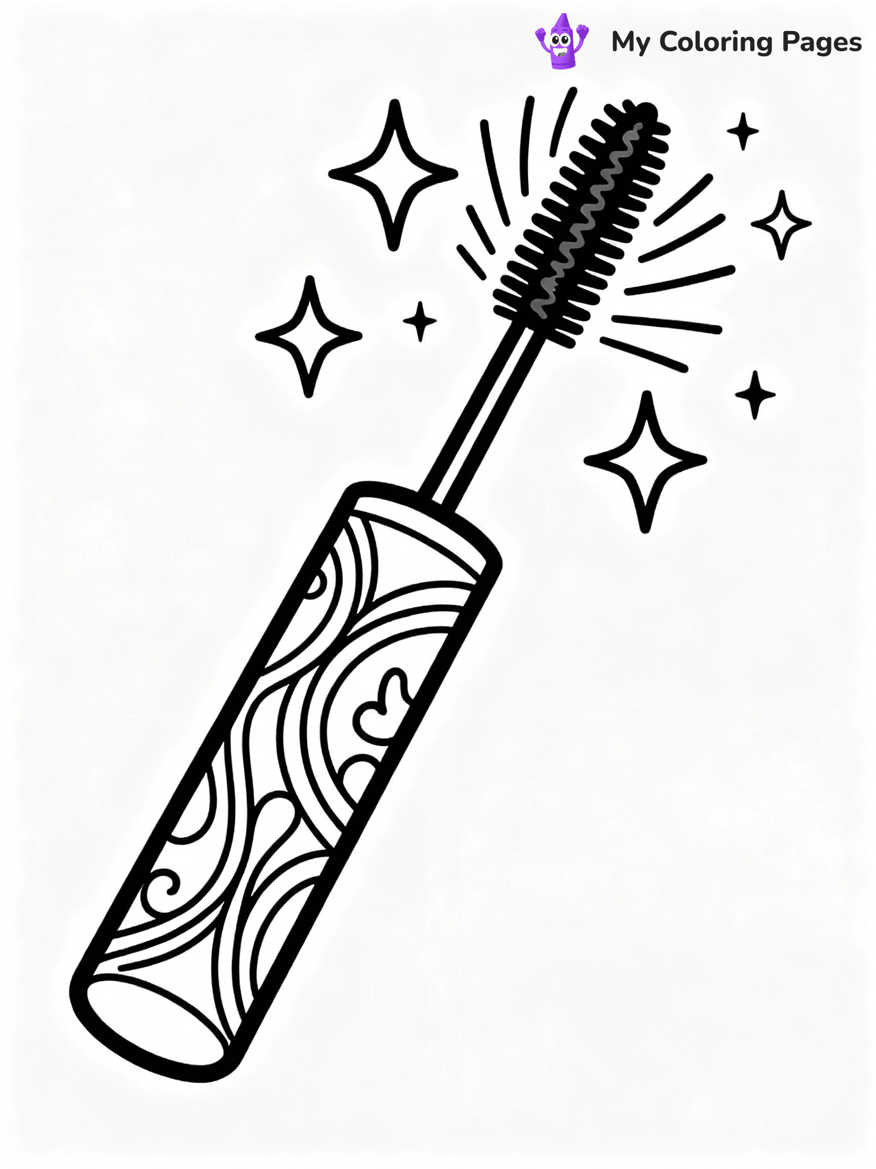 Makeup Coloring Pages - 16