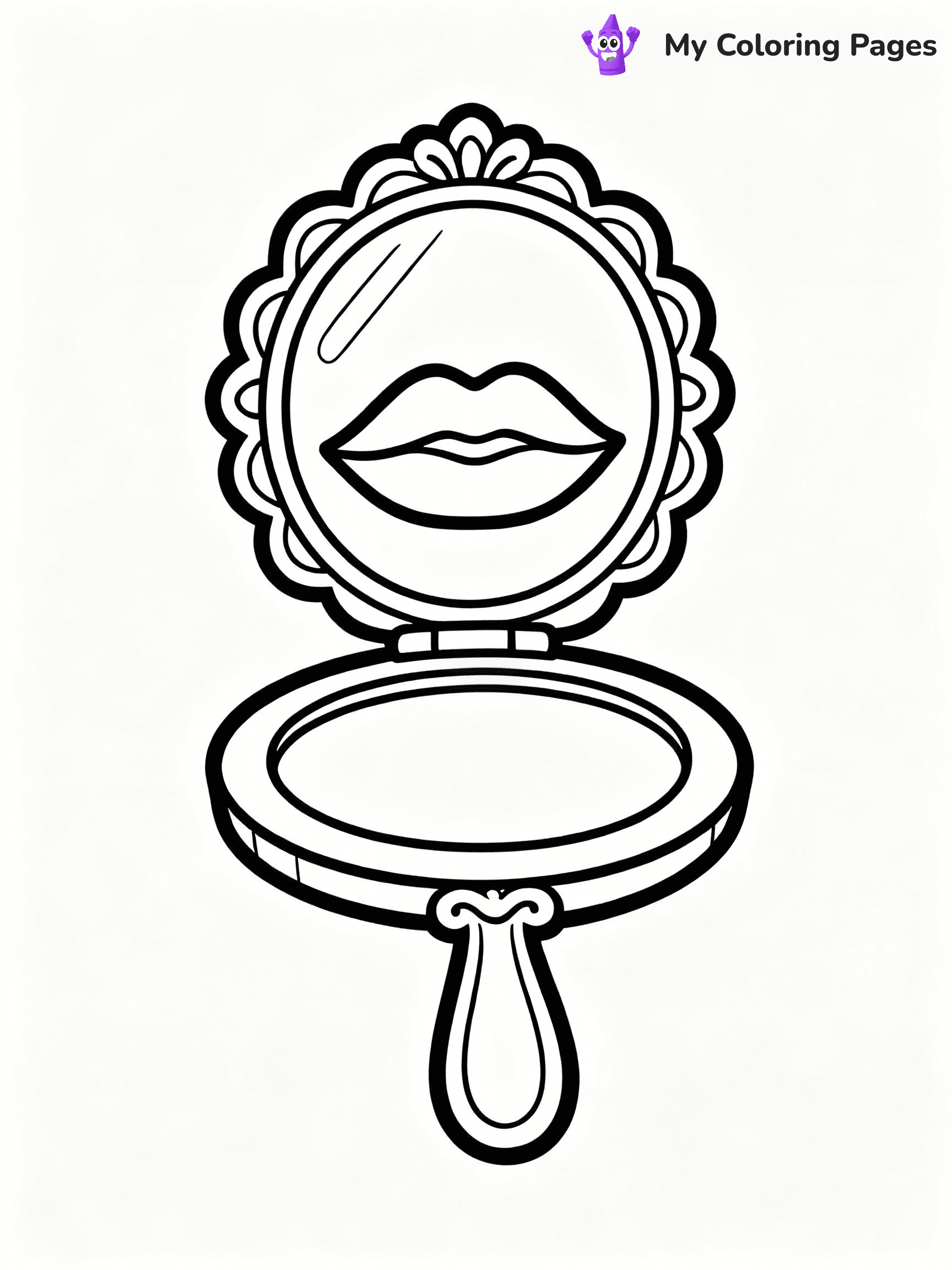 Makeup Coloring Pages - 11