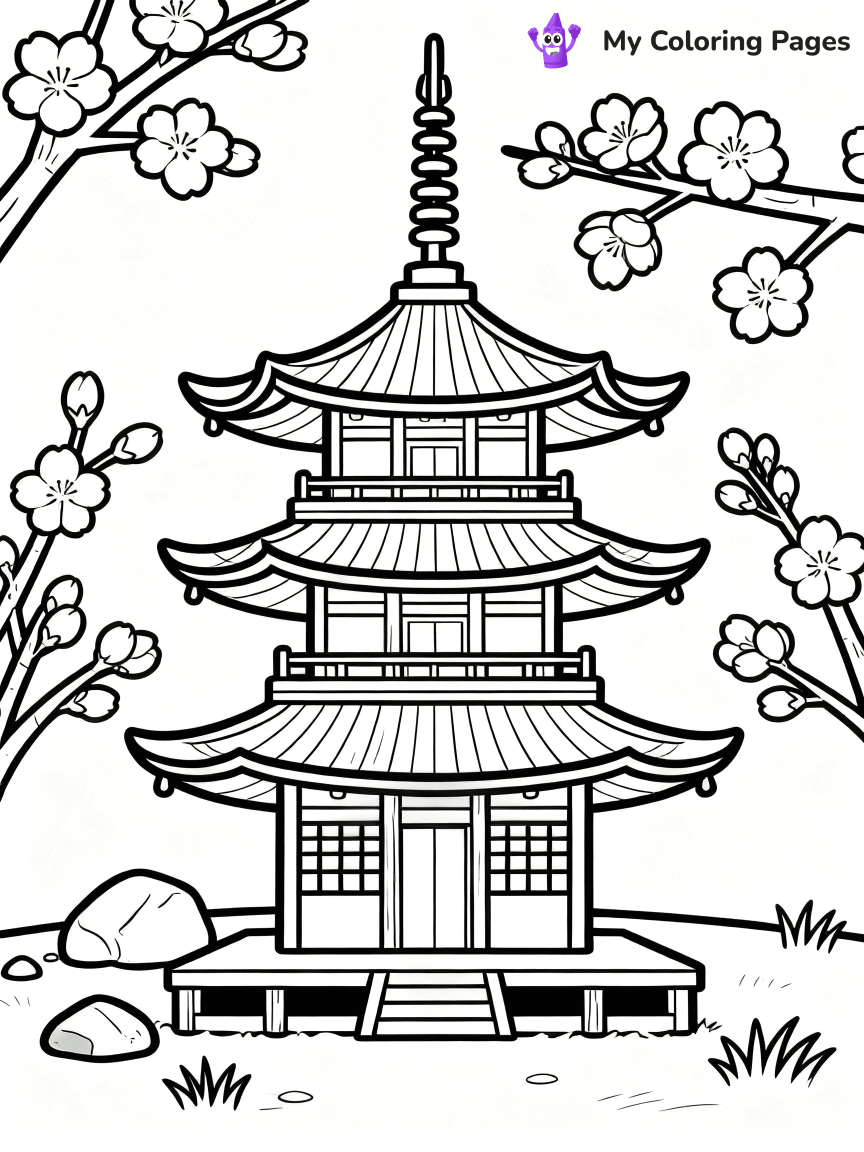 Japan Coloring Pages - 2