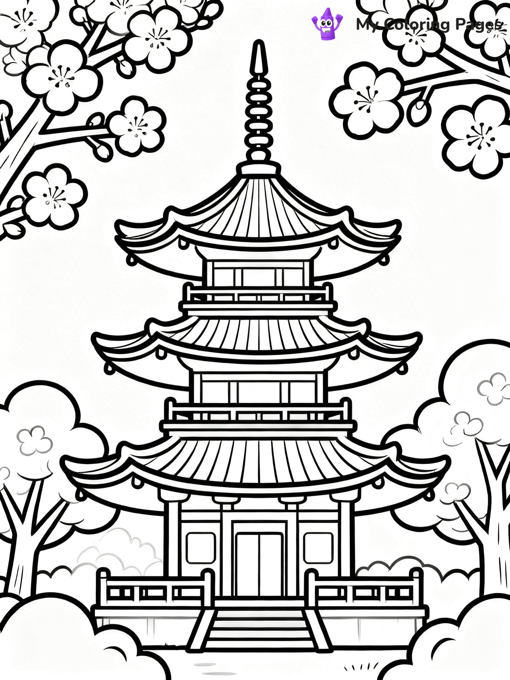 Japan Coloring Pages - 1