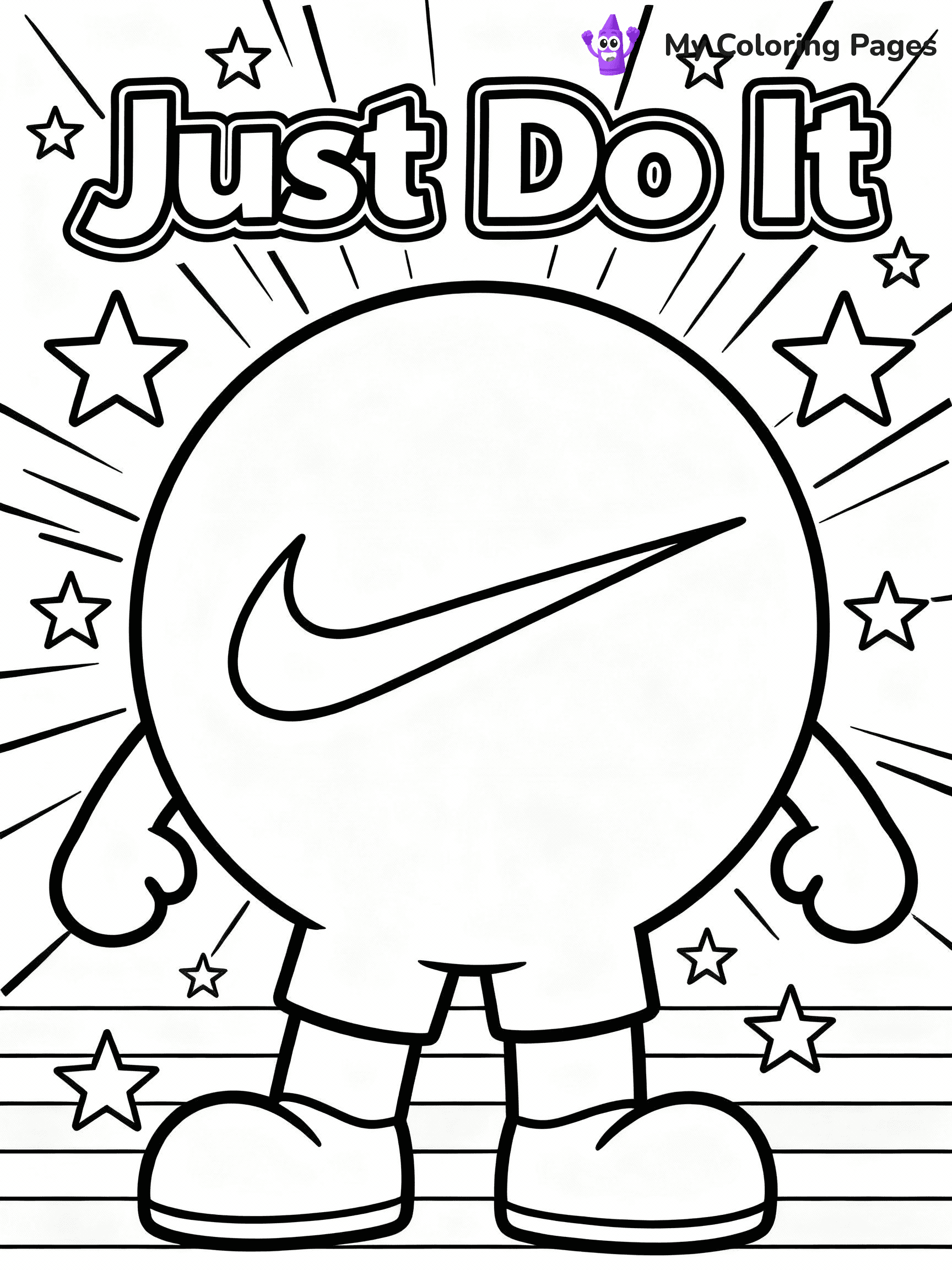 Nike Coloring Pages - 17