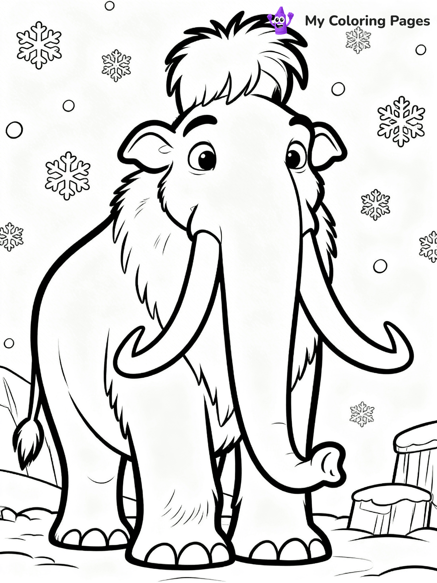 Ice Age Coloring Pages - 2