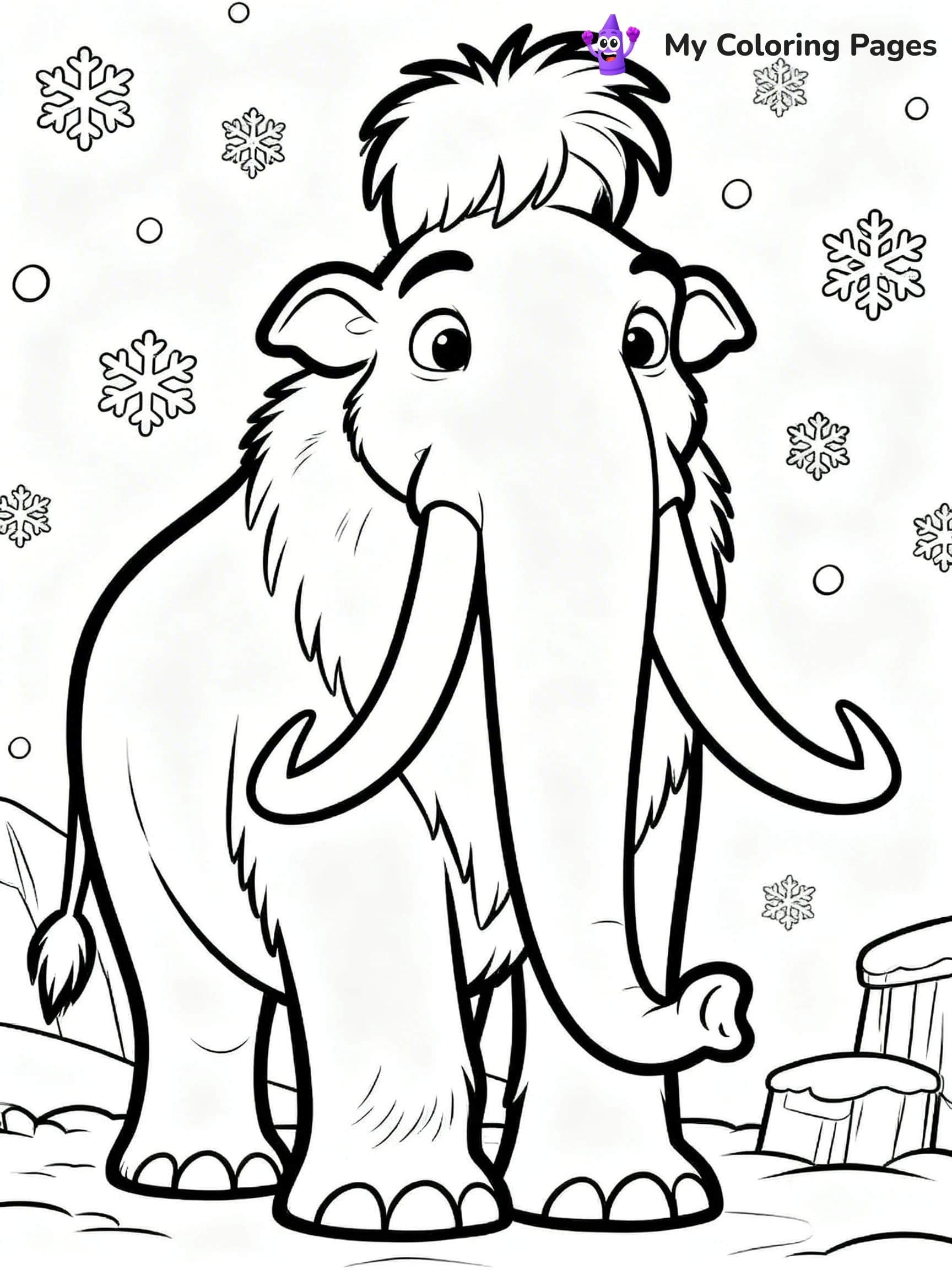 Ice Age Coloring Pages - 2