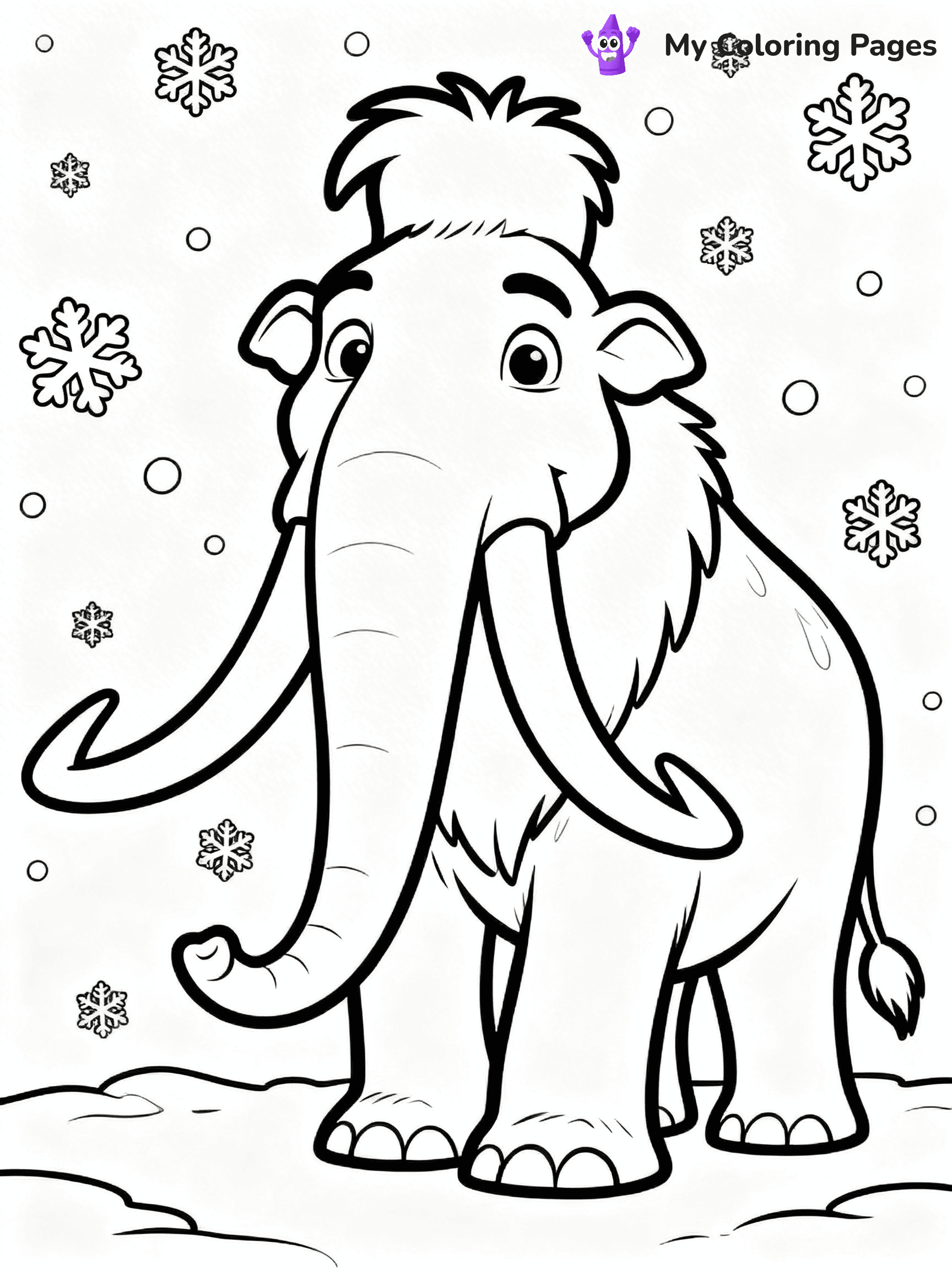 Ice Age Coloring Pages - 1
