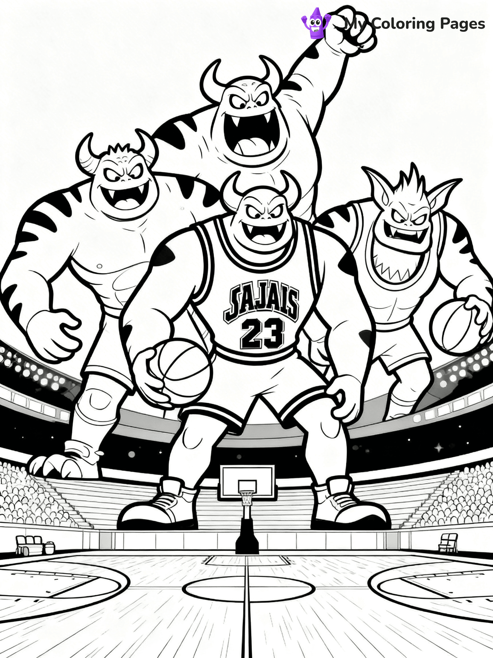 Space Jam Coloring Pages - 29