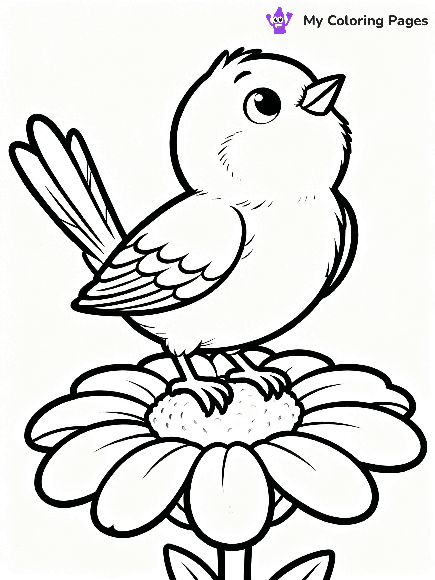 Blue Bird Coloring Pages - 35