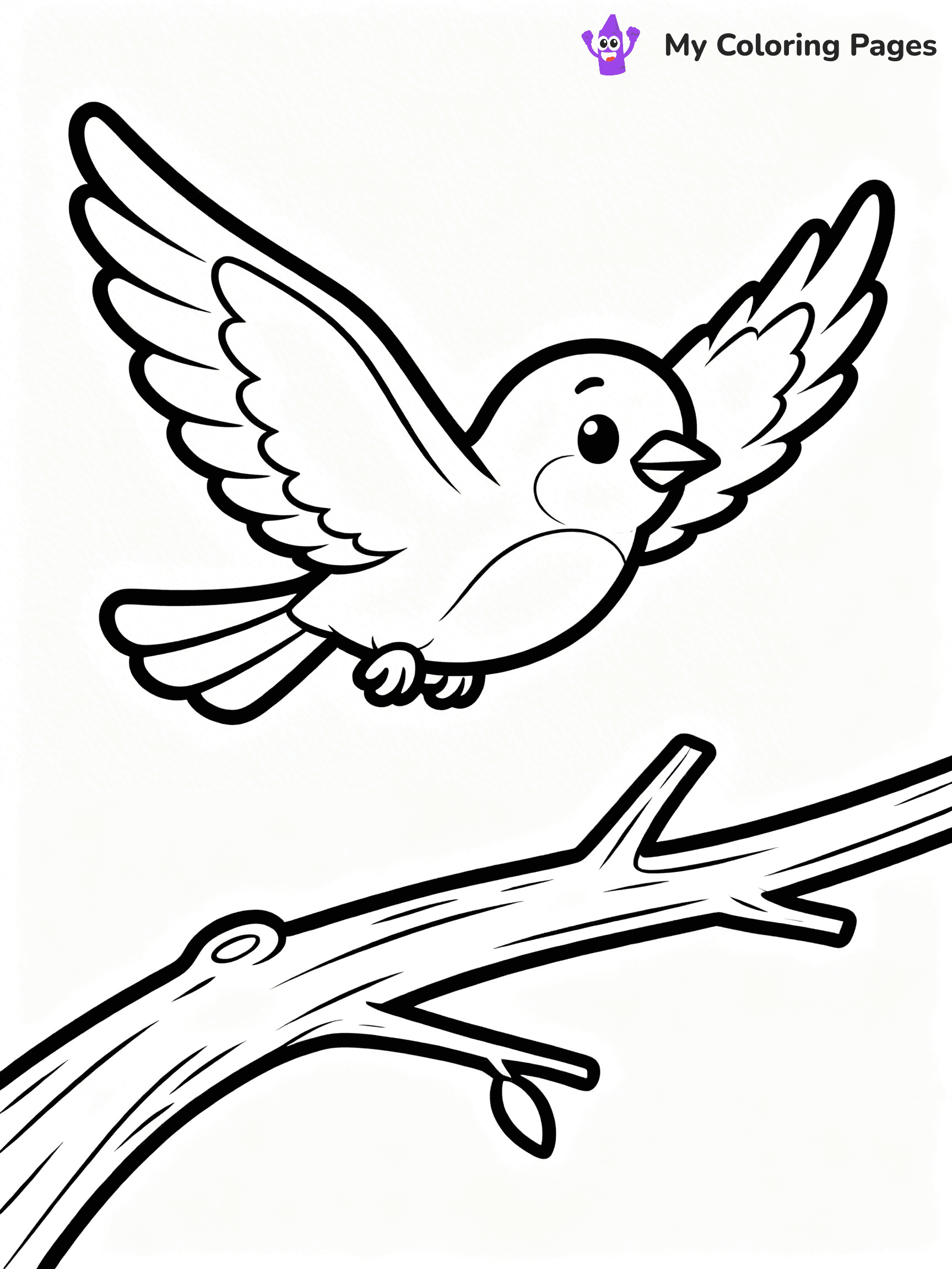 Blue Bird Coloring Pages - 34