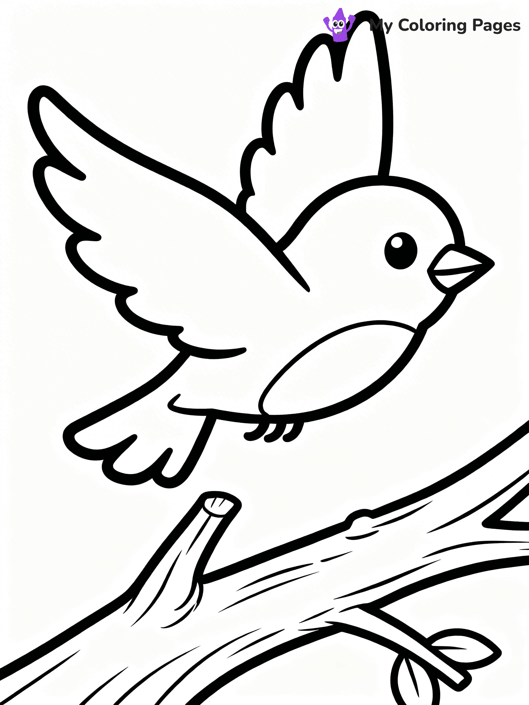 Blue Bird Coloring Pages - 33