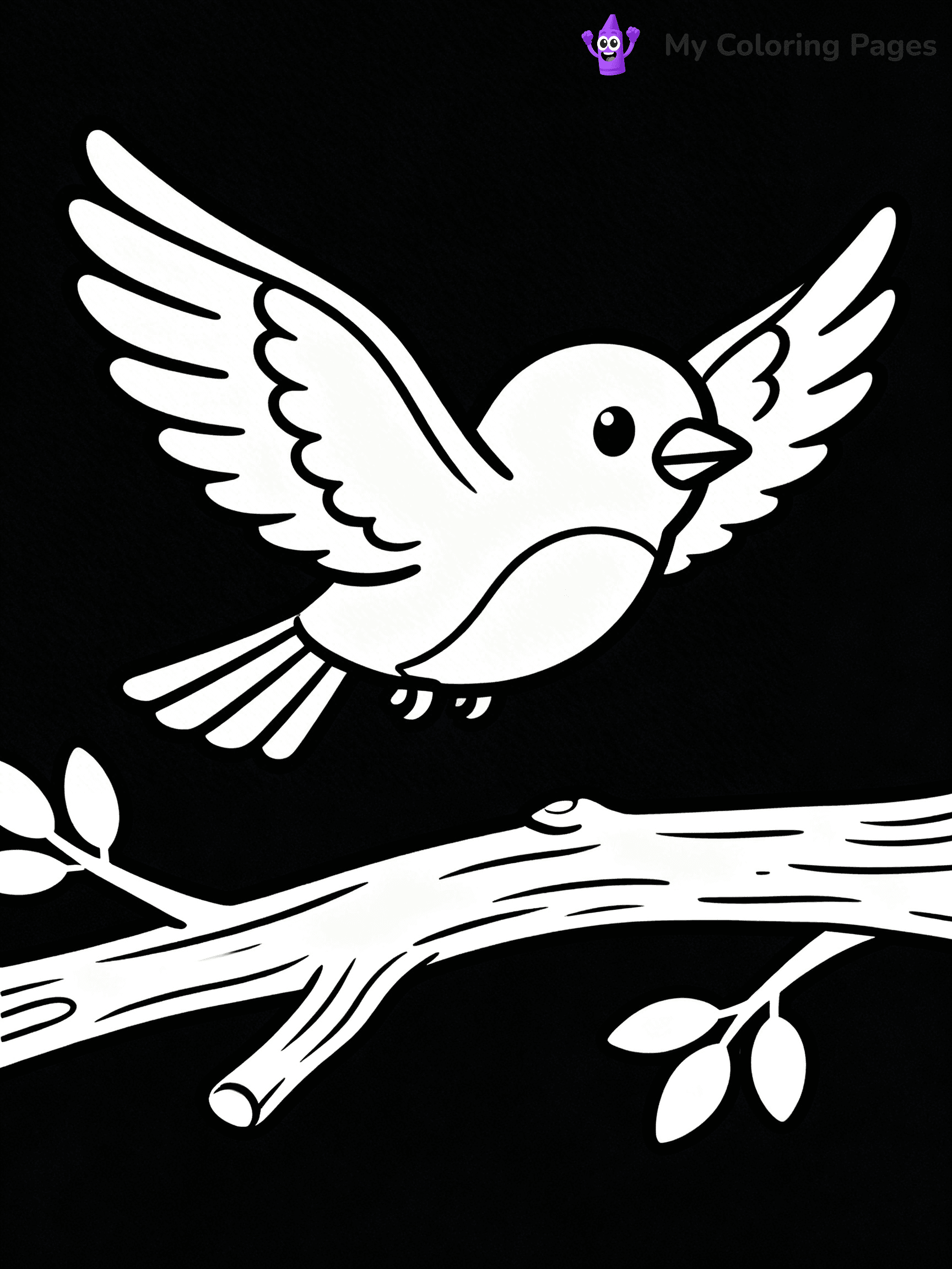 Blue Bird Coloring Pages - 30