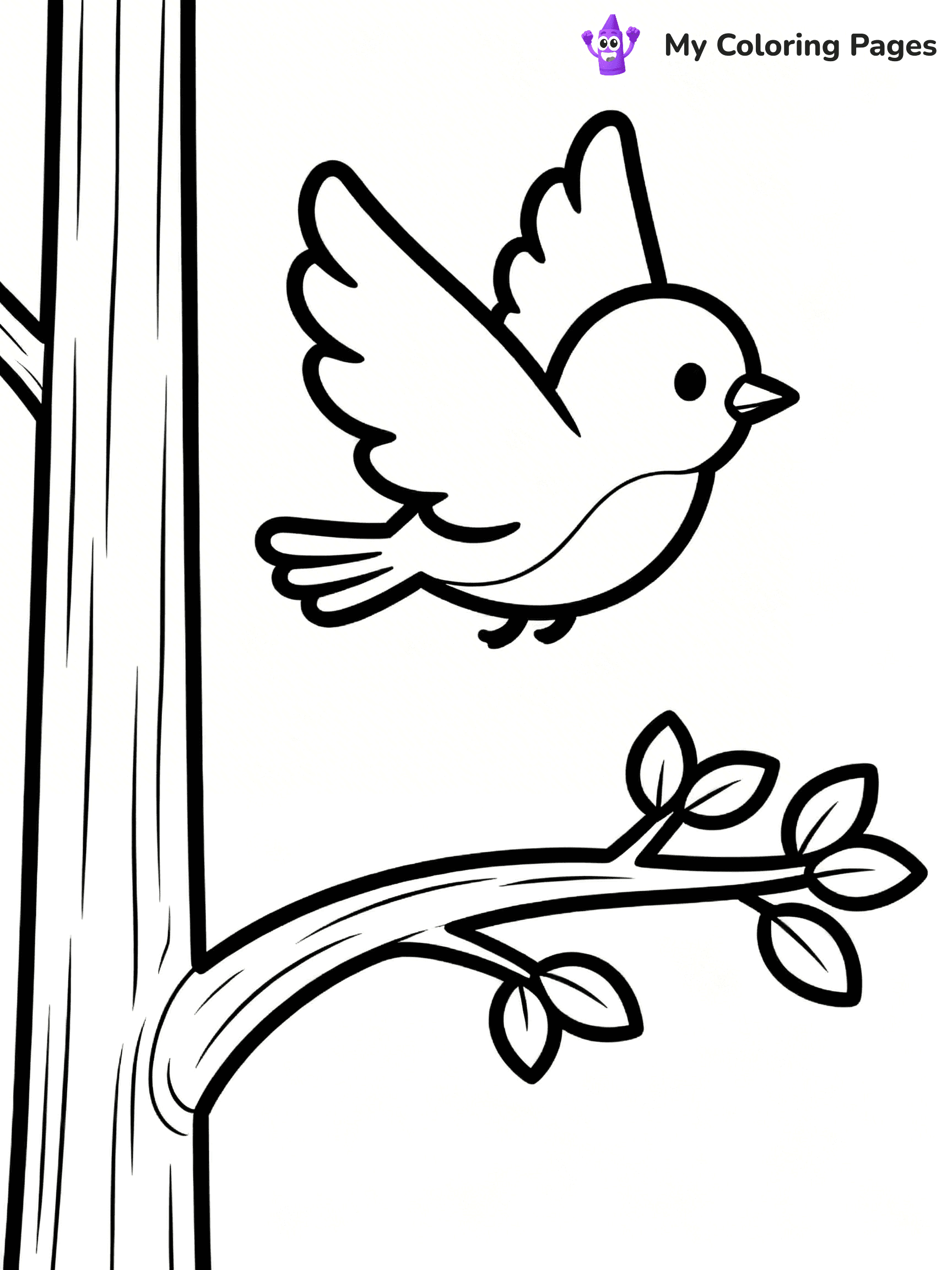 Blue Bird Coloring Pages - 28