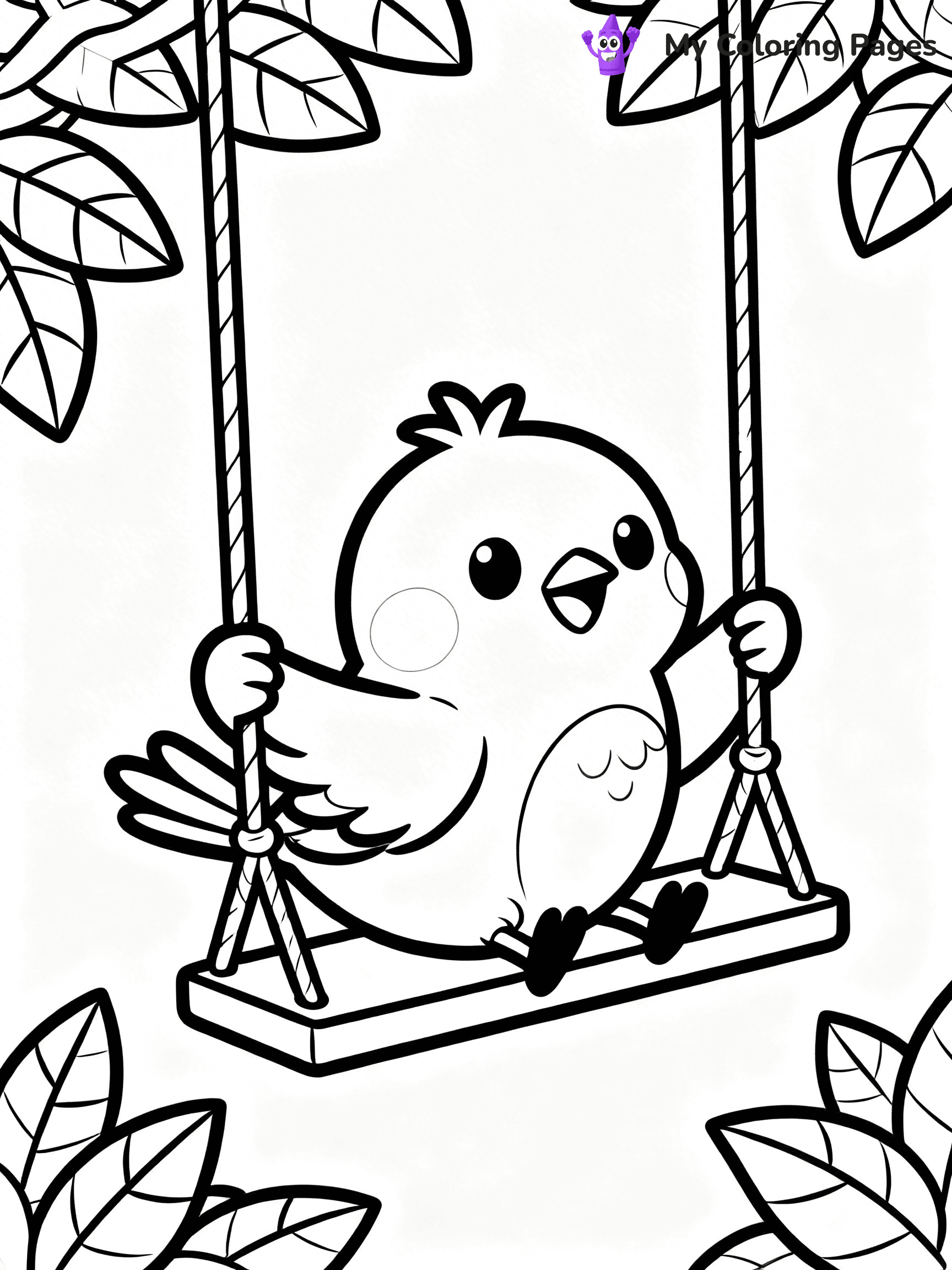 Blue Bird Coloring Pages - 27
