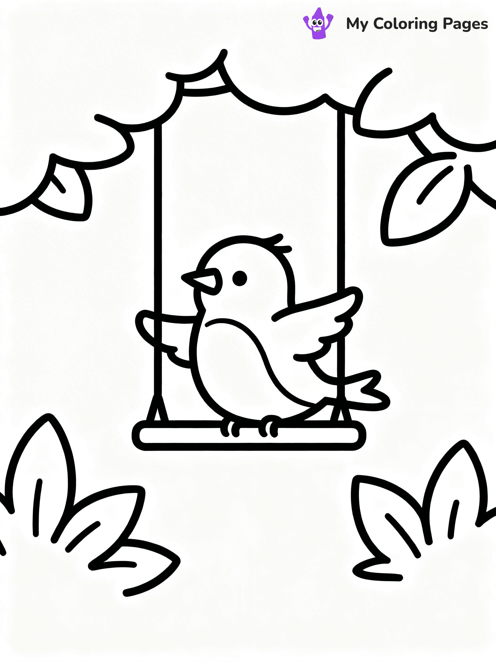 Blue Bird Coloring Pages - 26