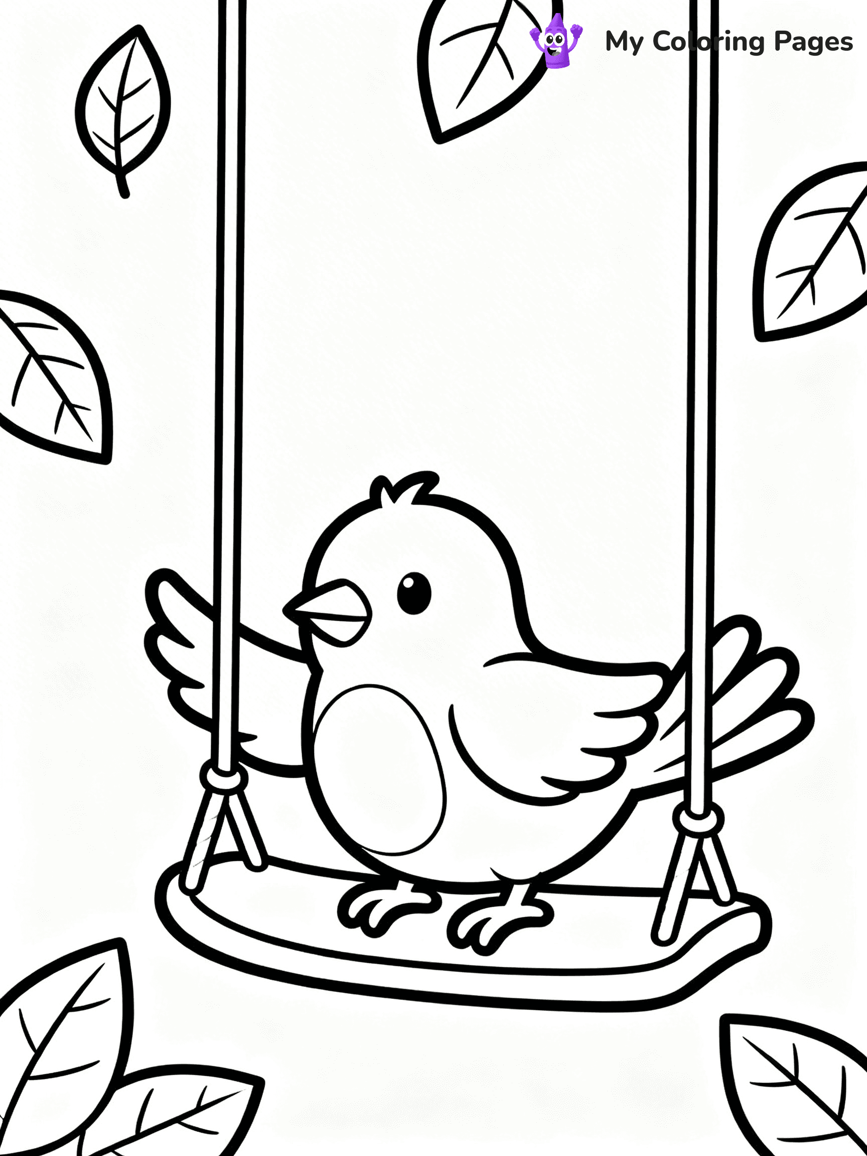 Blue Bird Coloring Pages - 25