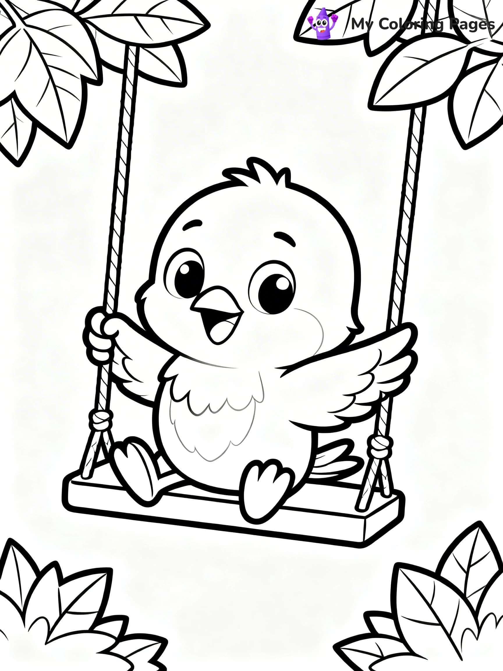 Blue Bird Coloring Pages - 23