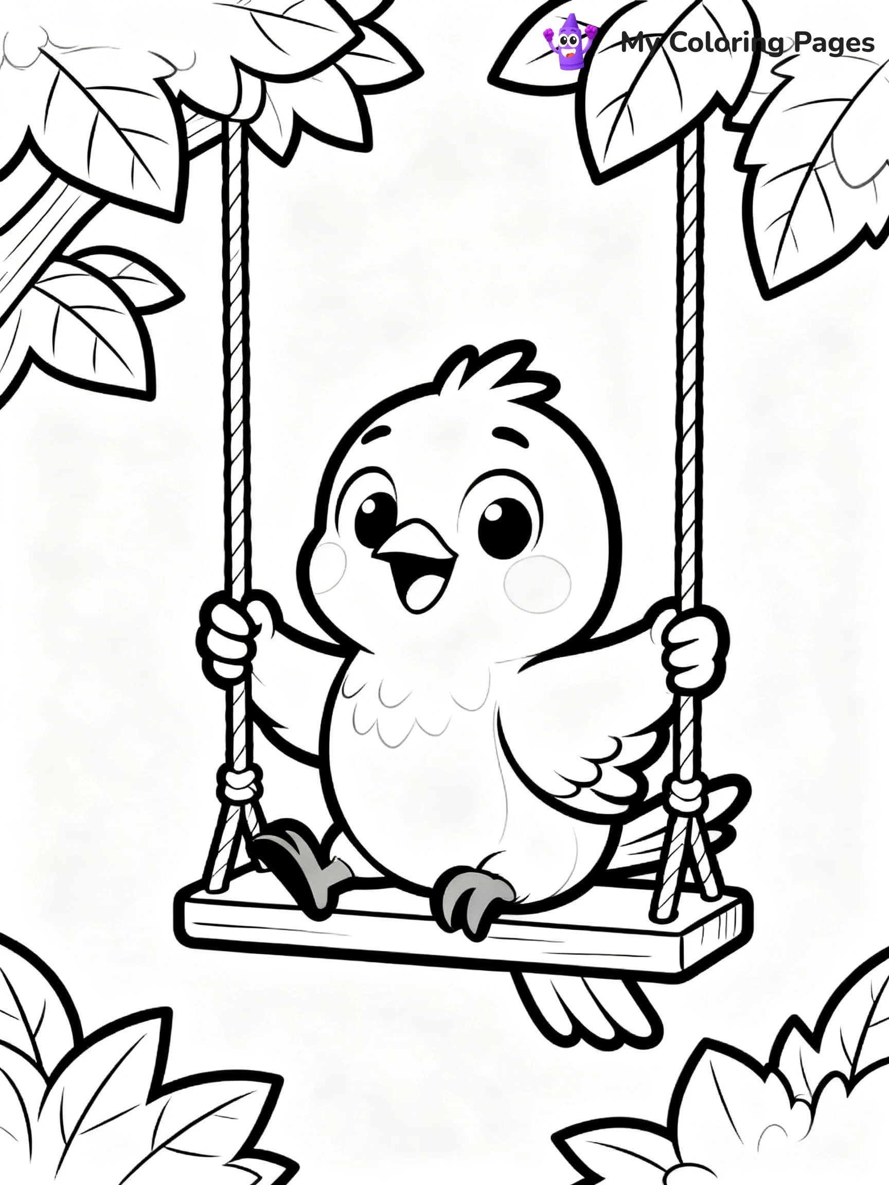 Blue Bird Coloring Pages - 22