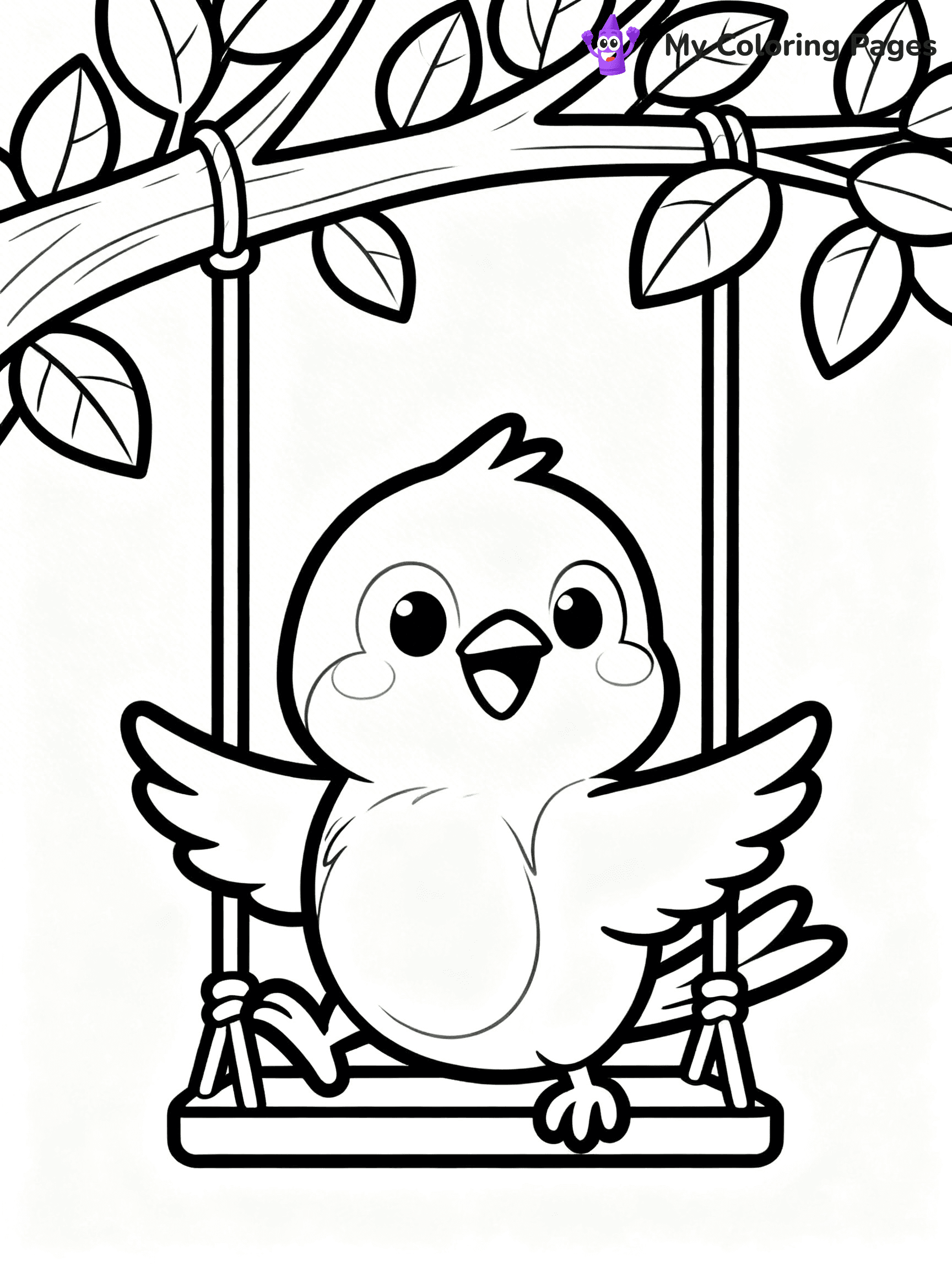 Blue Bird Coloring Pages - 21
