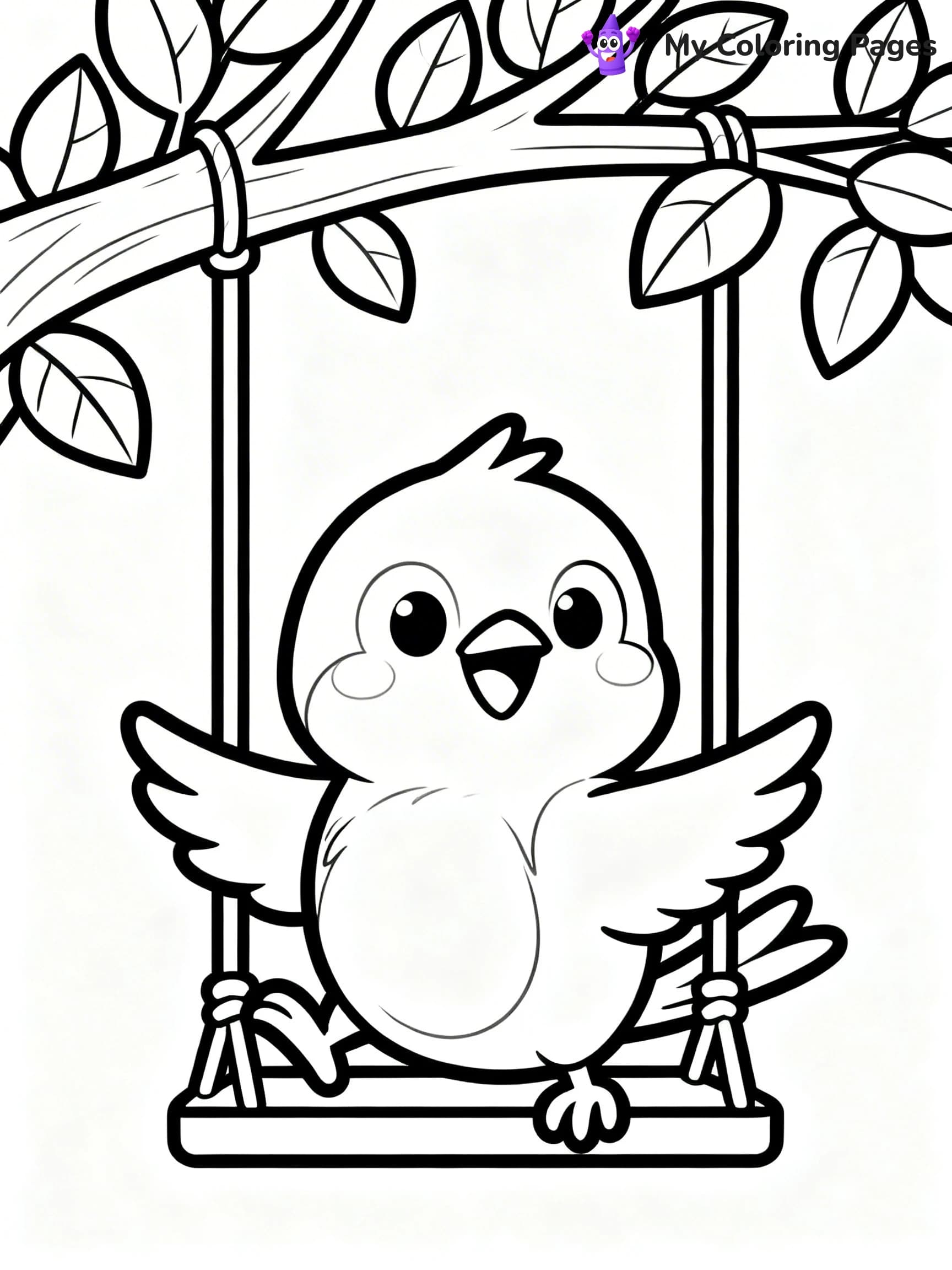 Blue Bird Coloring Pages - 21