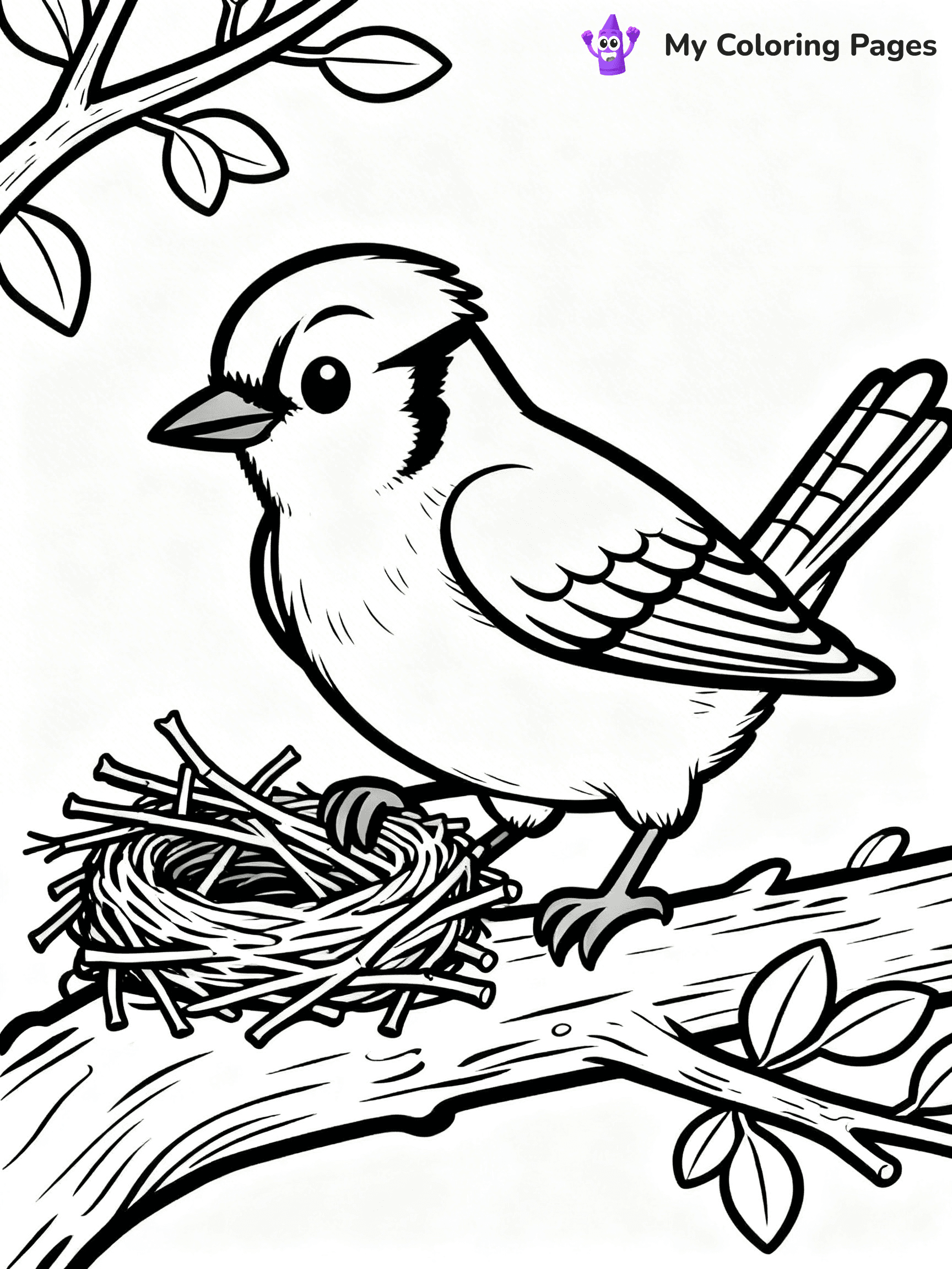 Blue Bird Coloring Pages - 17
