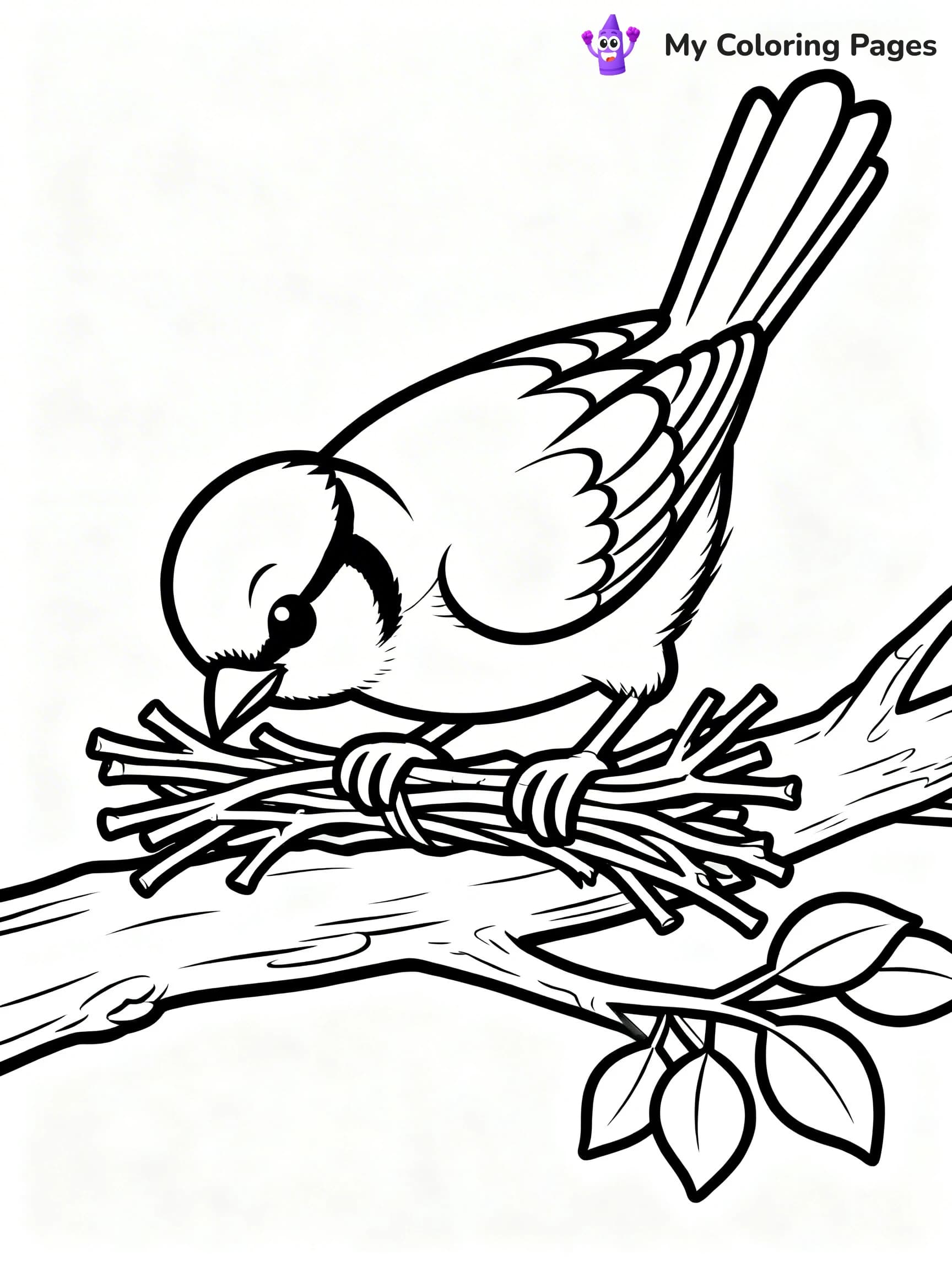 Blue Bird Coloring Pages - 16