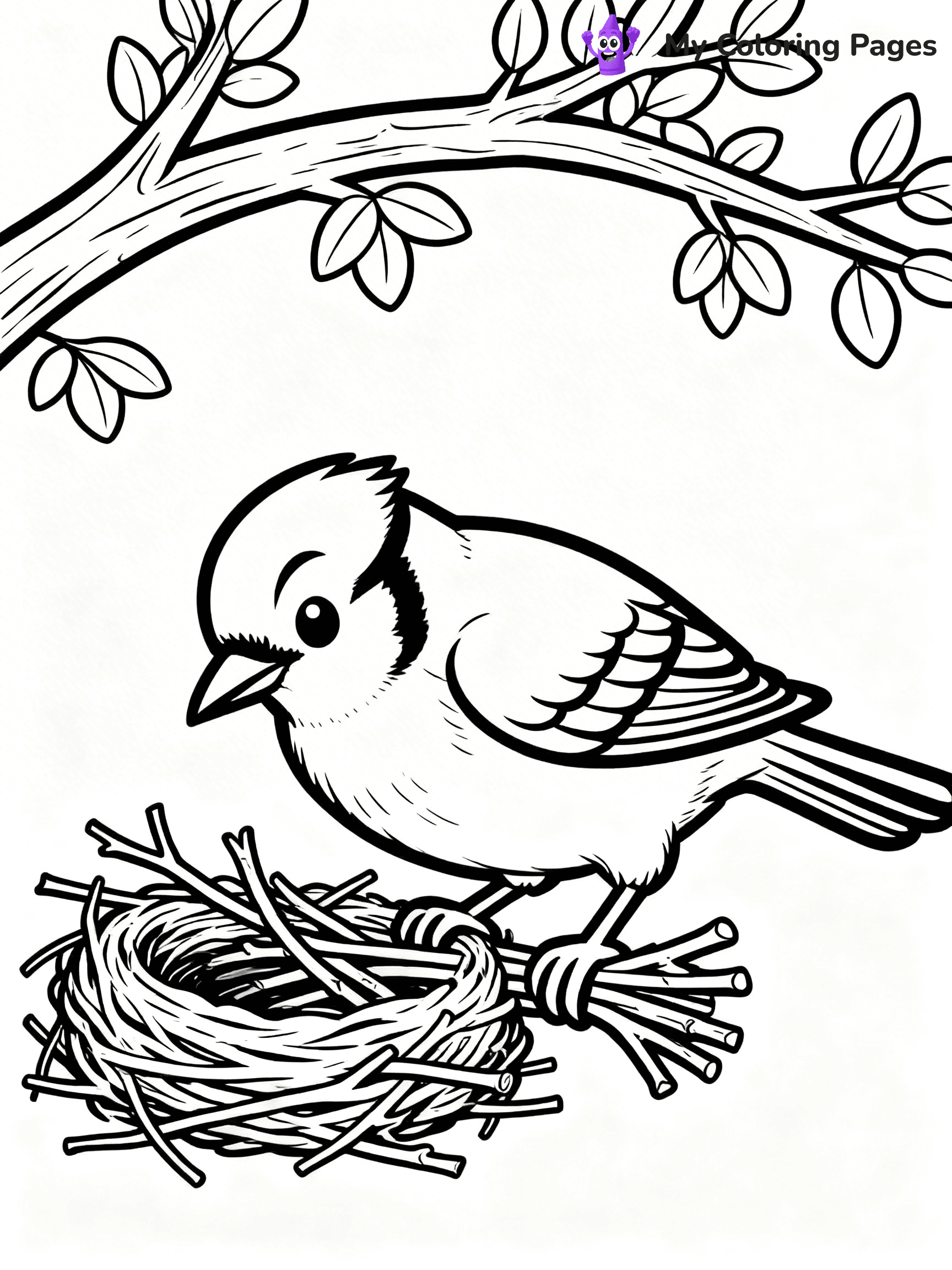 Blue Bird Coloring Pages - 15