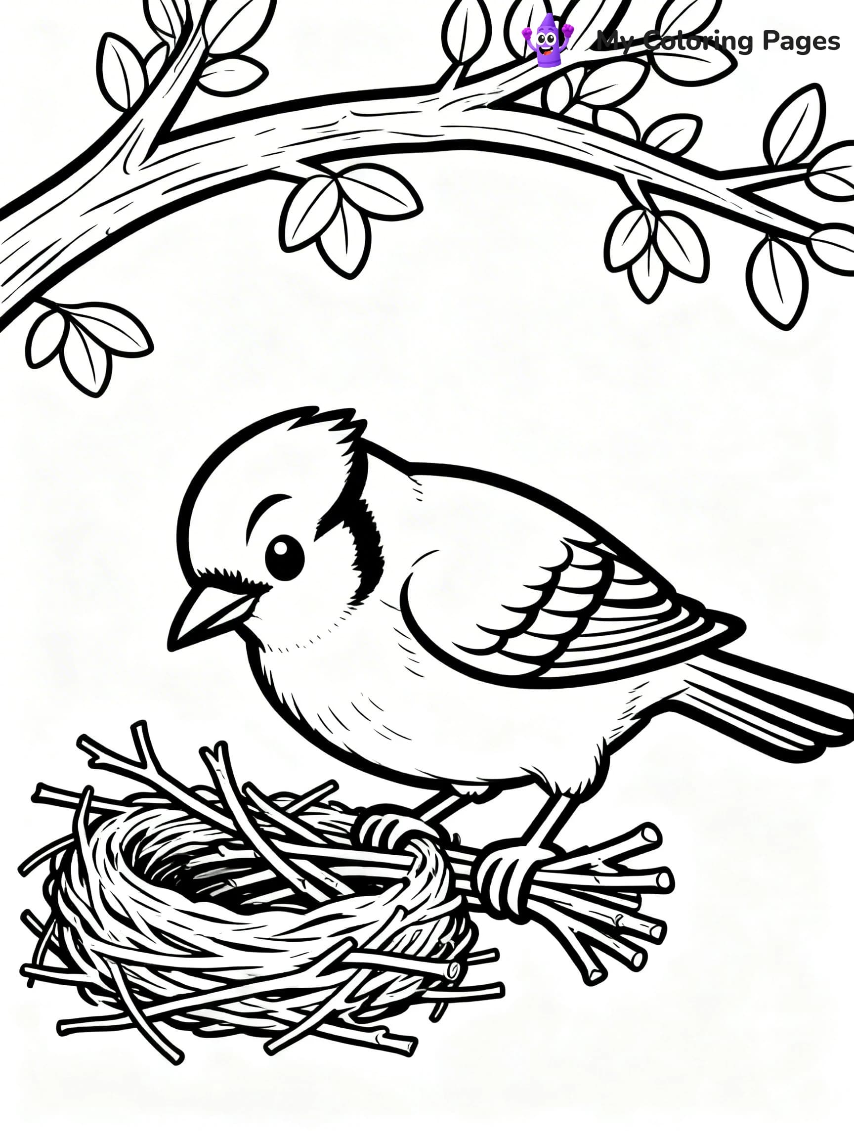 Blue Bird Coloring Pages - 15