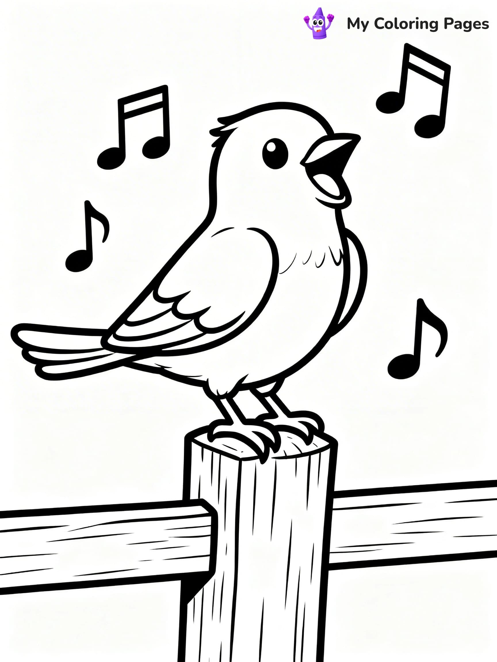 Blue Bird Coloring Pages - 13