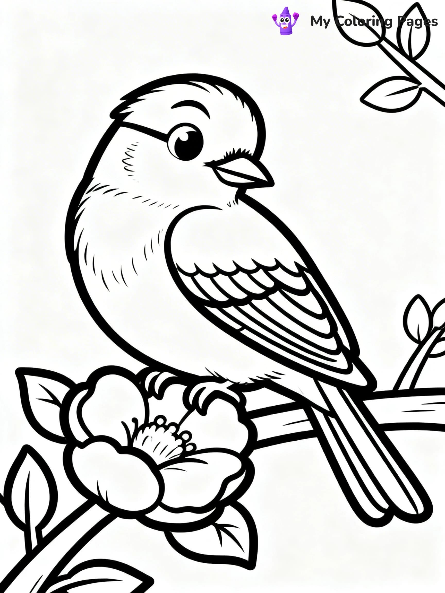 Blue Bird Coloring Pages - 9