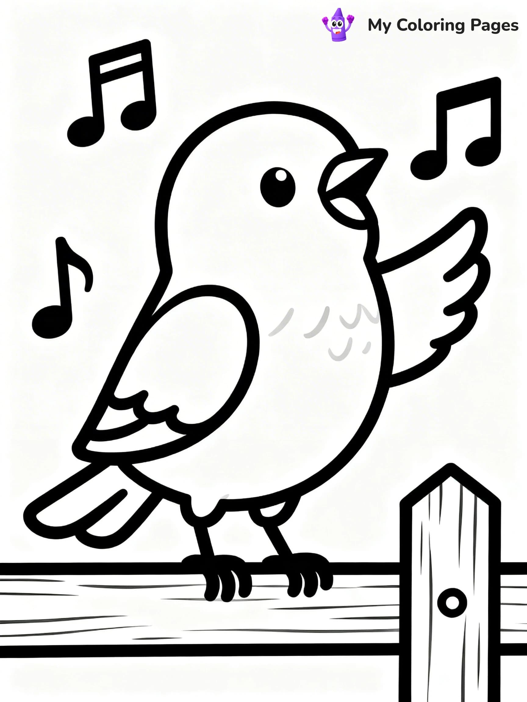 Blue Bird Coloring Pages - 3