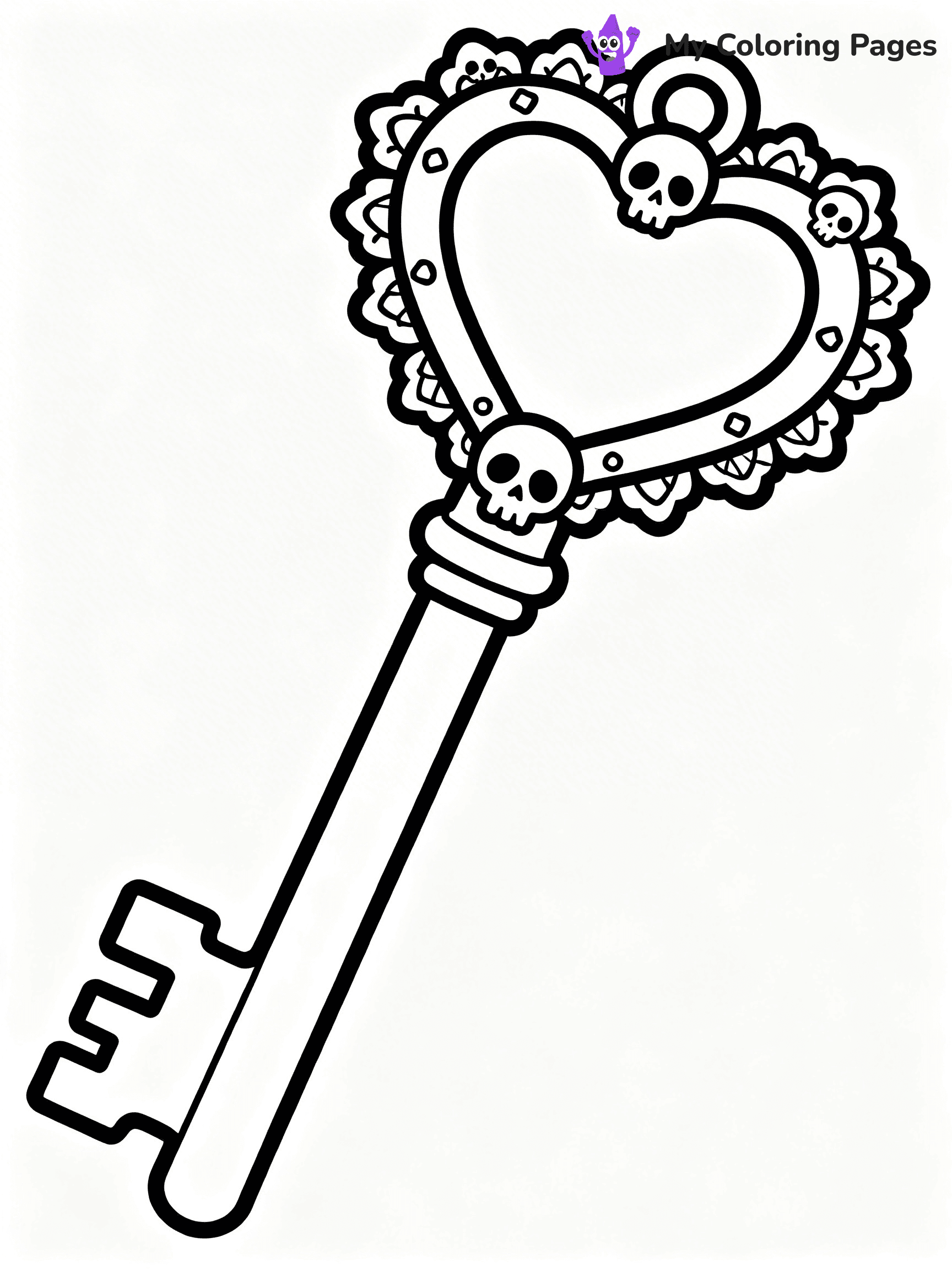 Key Coloring Pages - 34