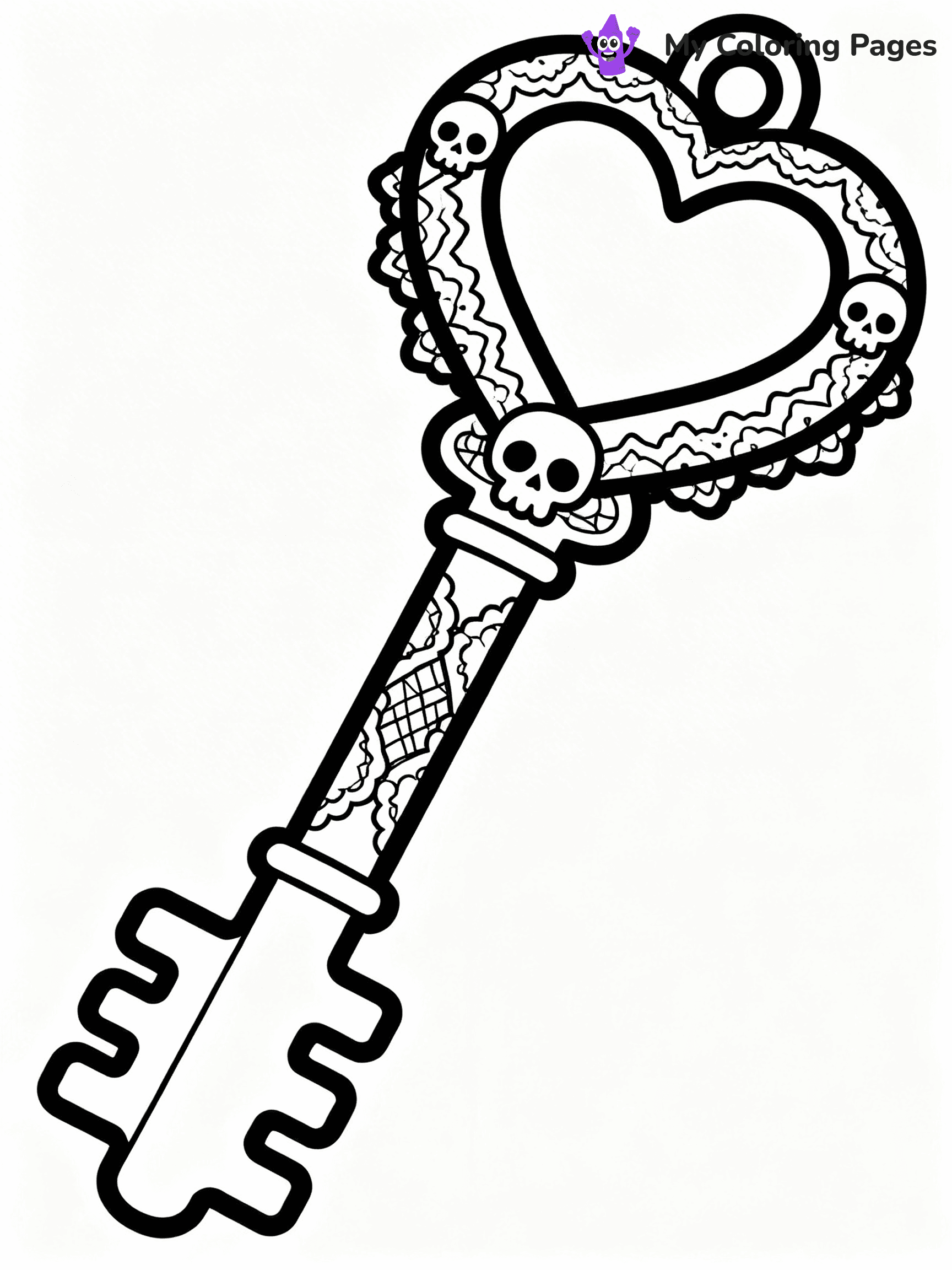 Key Coloring Pages - 33