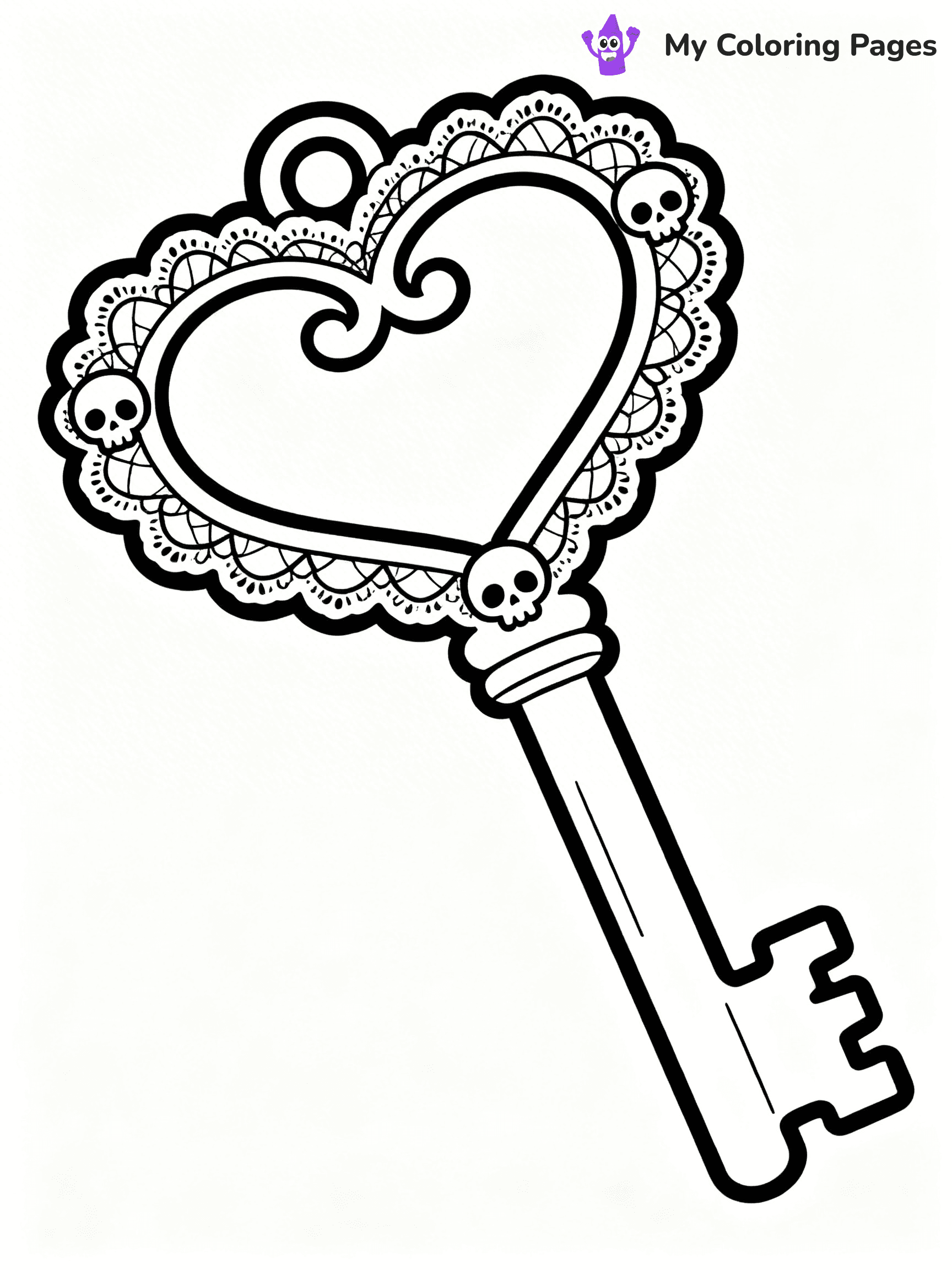 Key Coloring Pages - 32