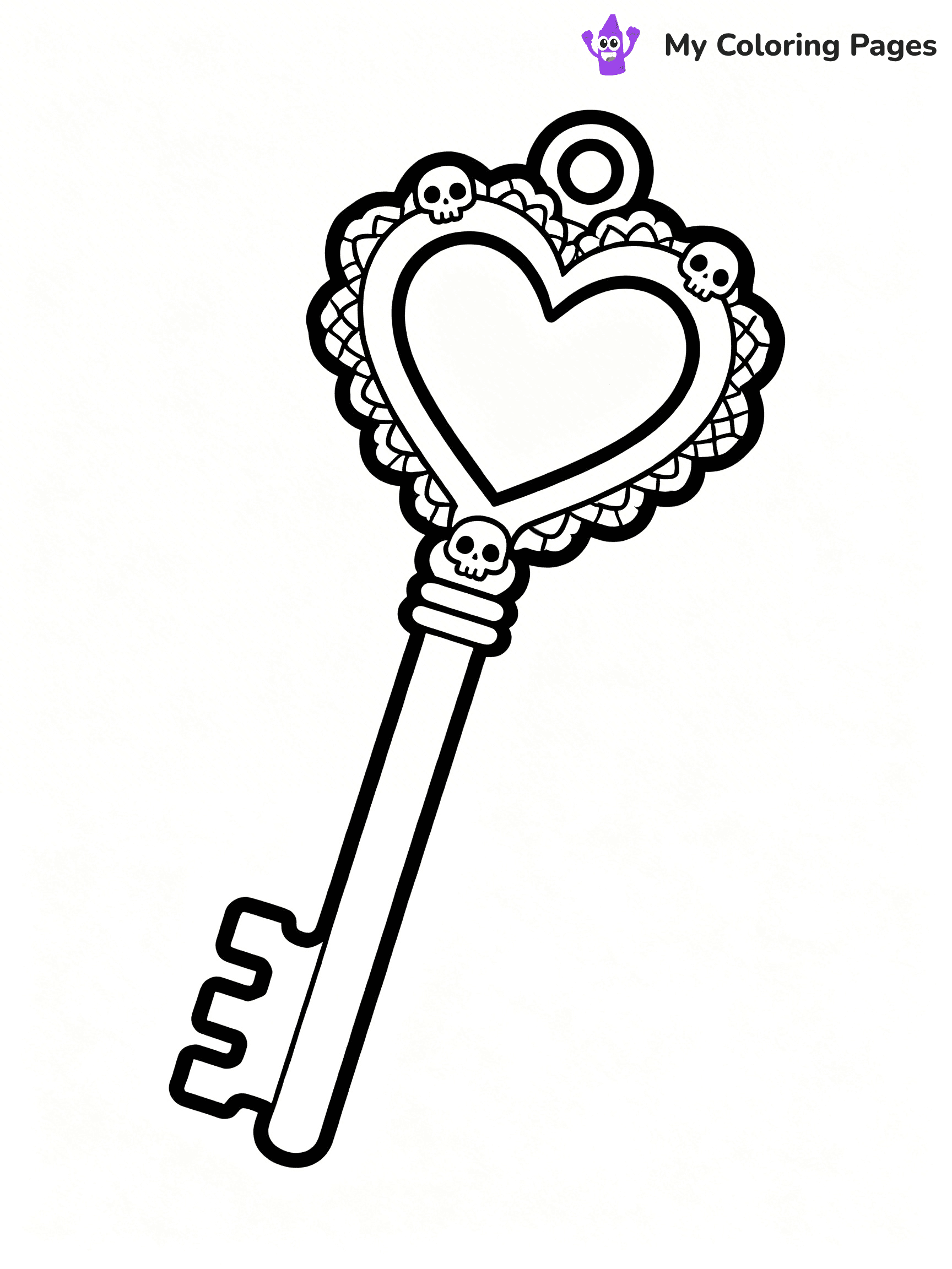 Key Coloring Pages - 31