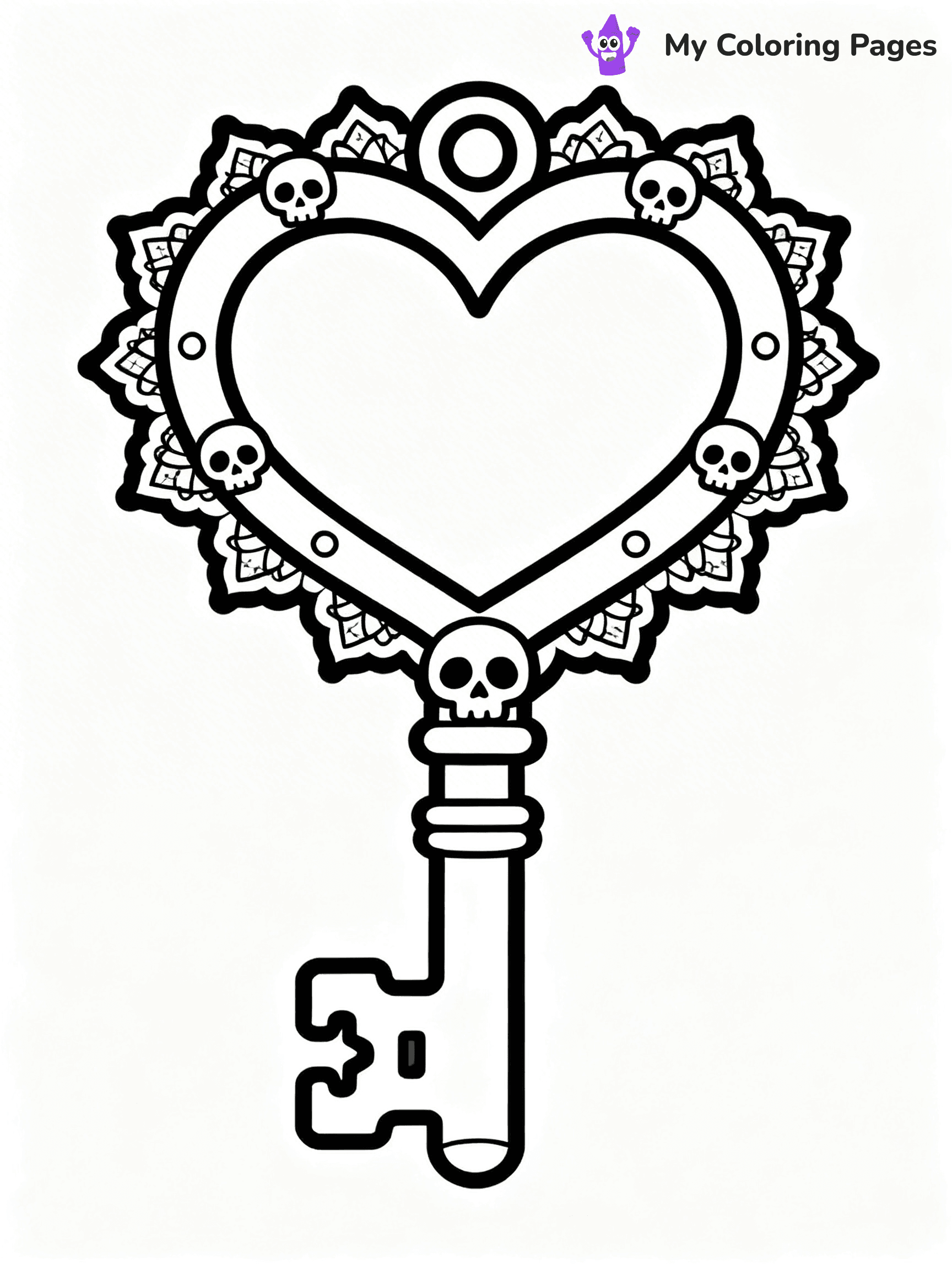 Key Coloring Pages - 28