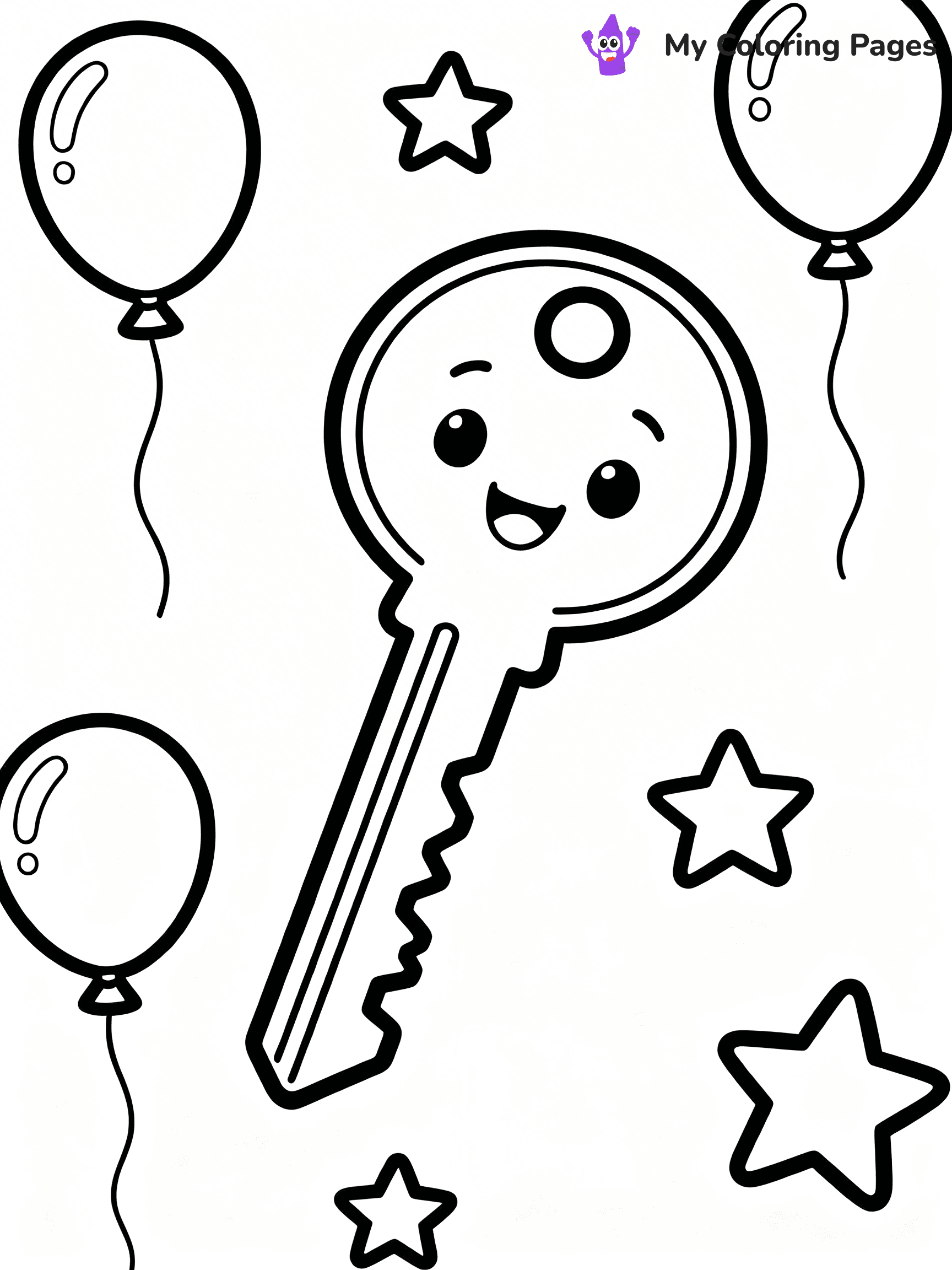 Key Coloring Pages - 27