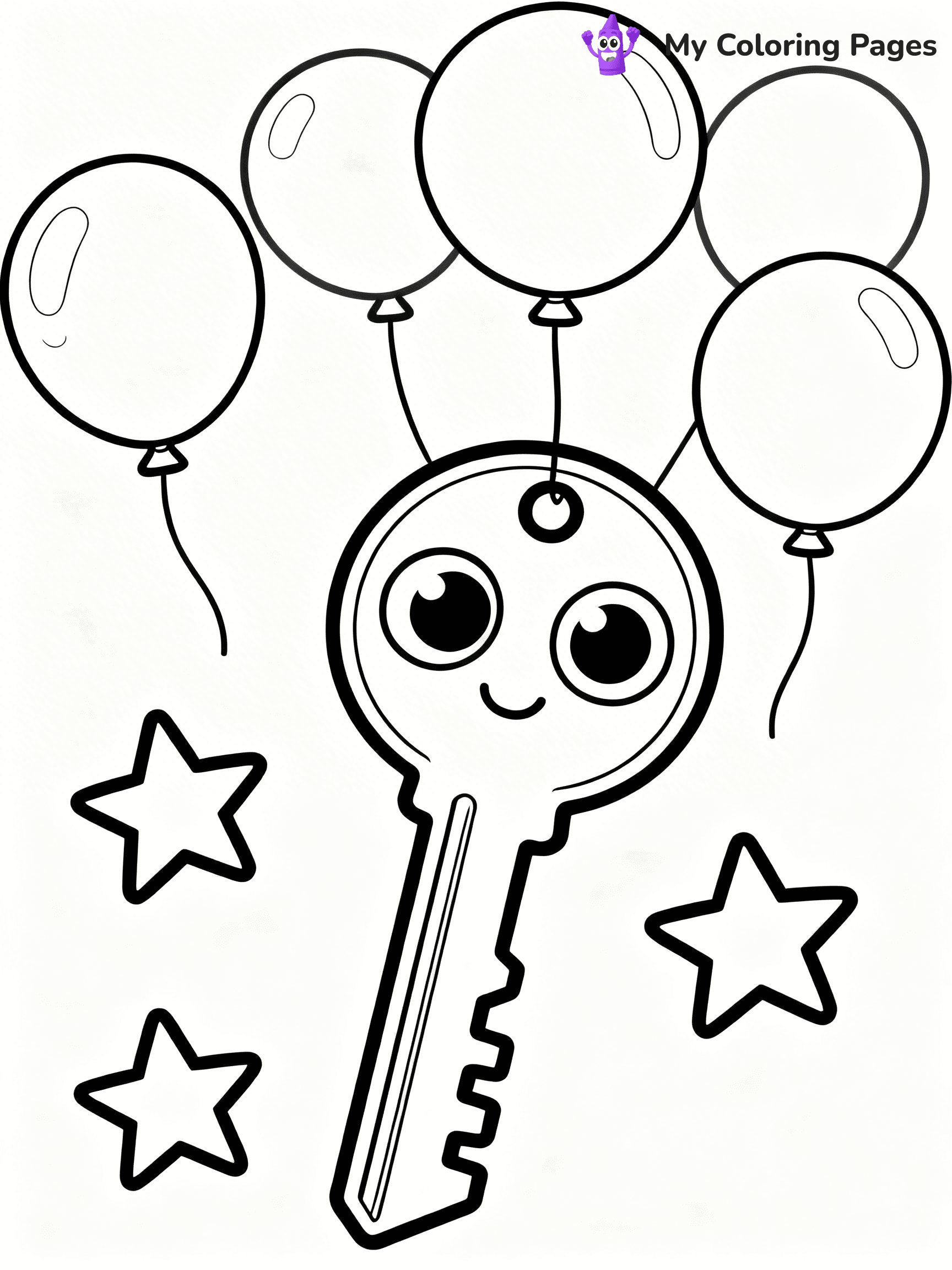 Key Coloring Pages - 23