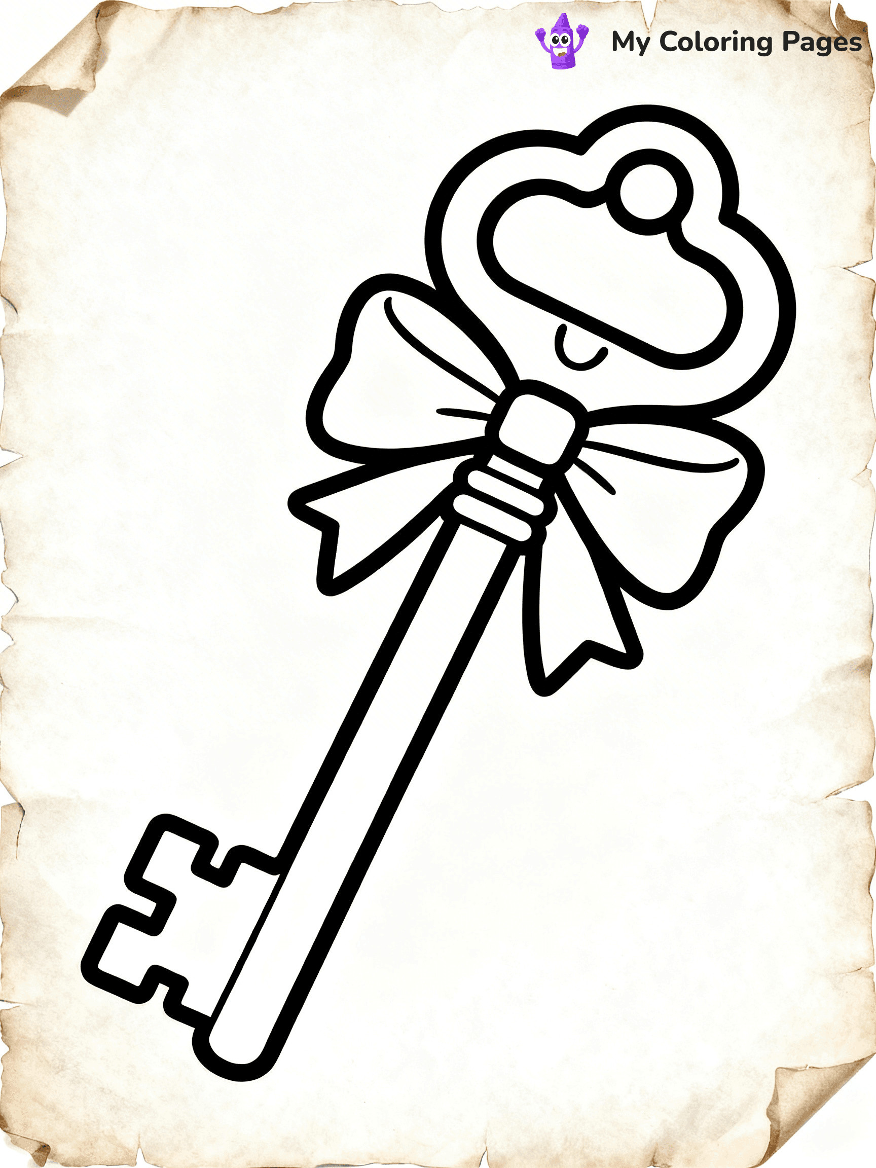 Key Coloring Pages - 12